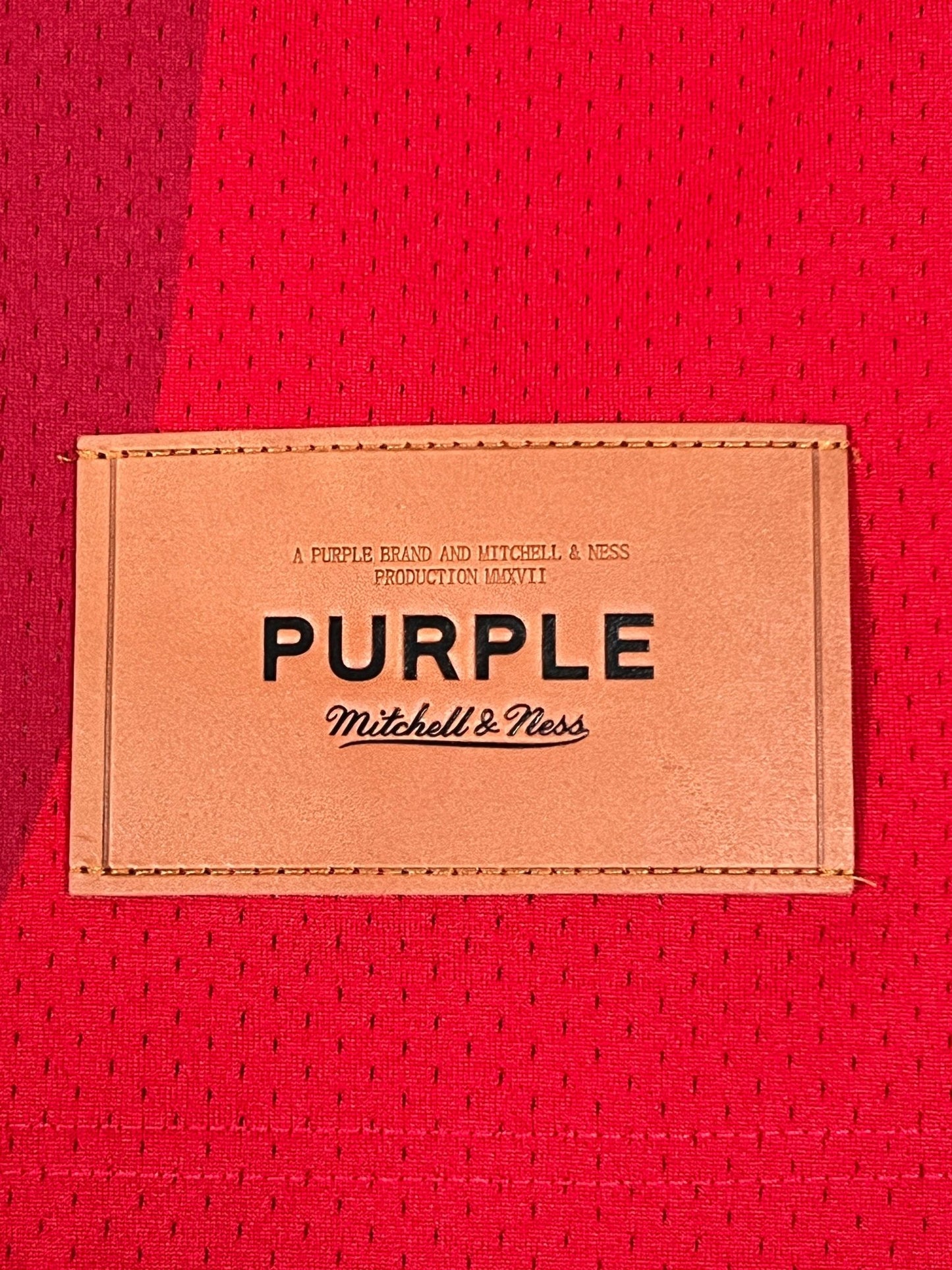 Purple Brand P142-Mnmh Miami Heat Mesh Tee Red