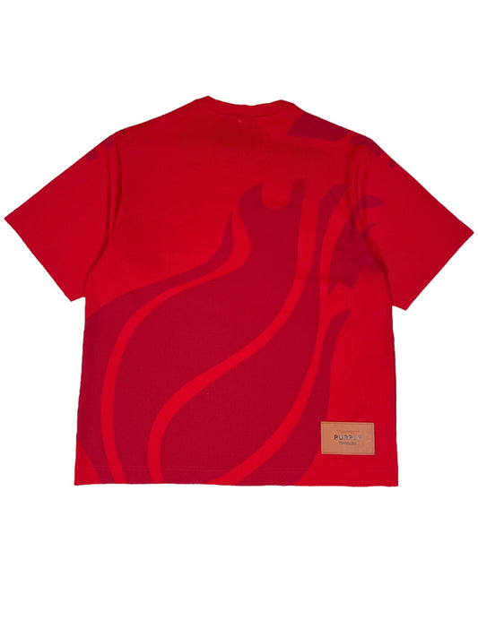 Purple Brand P142-Mnmh Miami Heat Mesh Tee Red