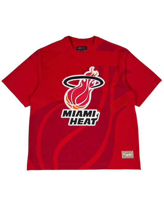 Purple Brand P142-Mnmh Miami Heat Mesh Tee Red