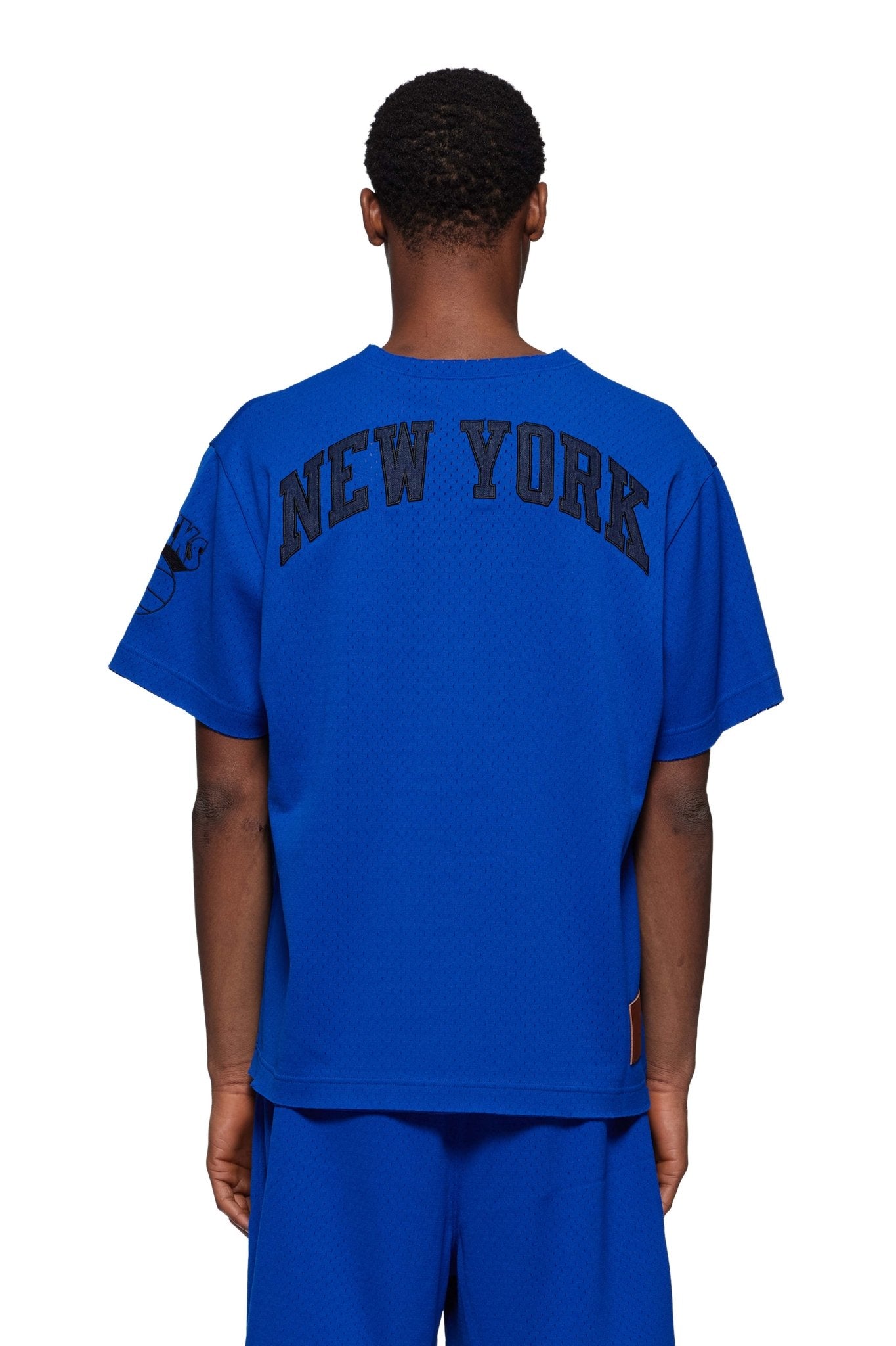 Purple Brand P142-Mnnk Ny Knicks Mesh Tee  Blue