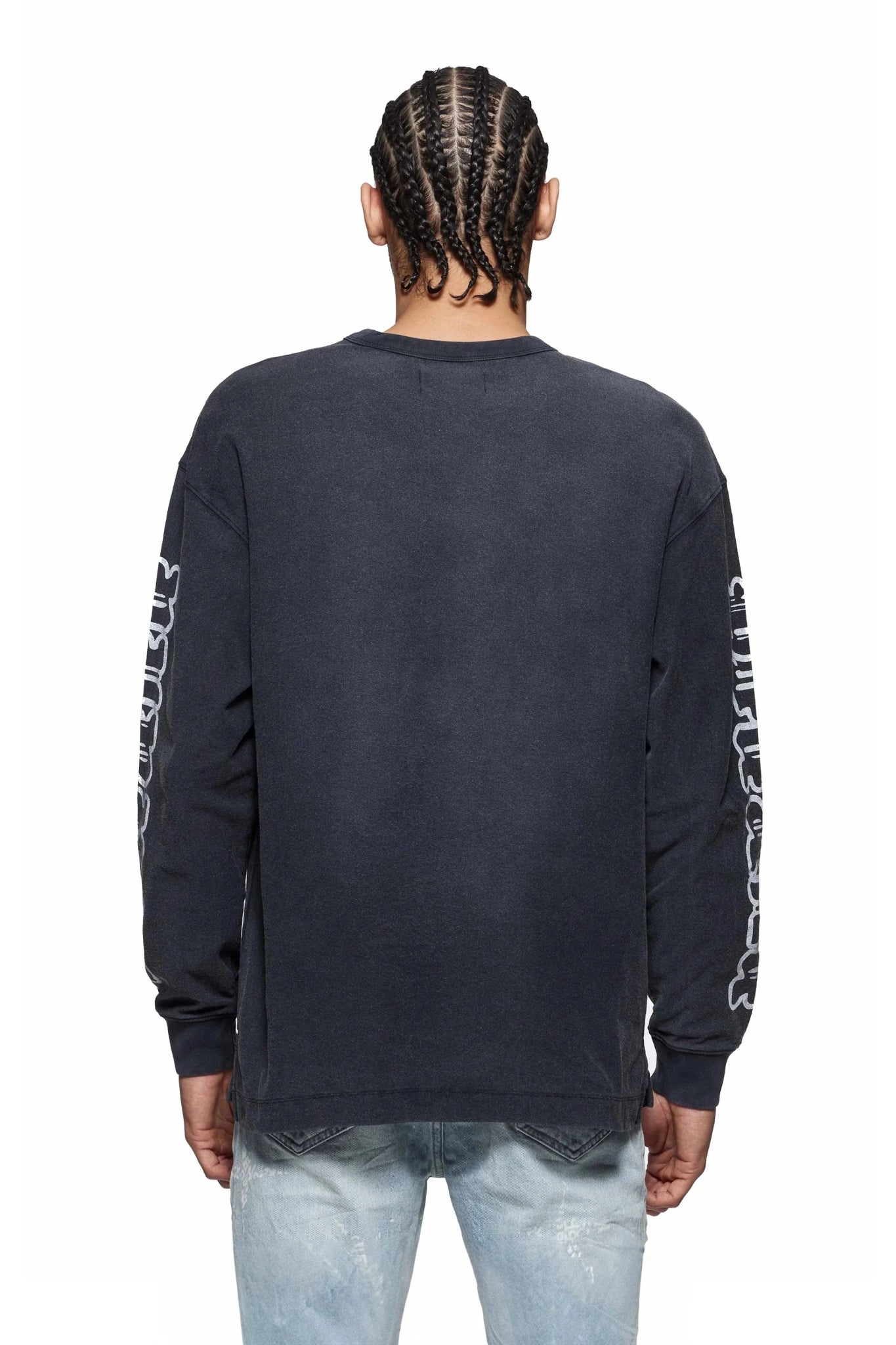 P204-JWGW Textured Jersey Ls Tee BLK - Probus