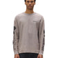 Purple Brand P204-TSRS226 Textured Jersey Ls Tee Grey