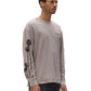 Purple Brand P204-TSRS226 Textured Jersey Ls Tee Grey