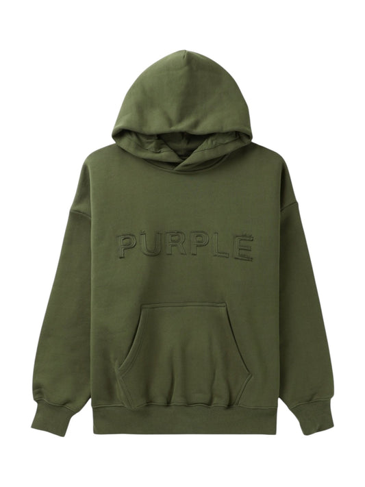 Purple Brand P401-HWMO Hwt Fleece PO Hoodie Grn