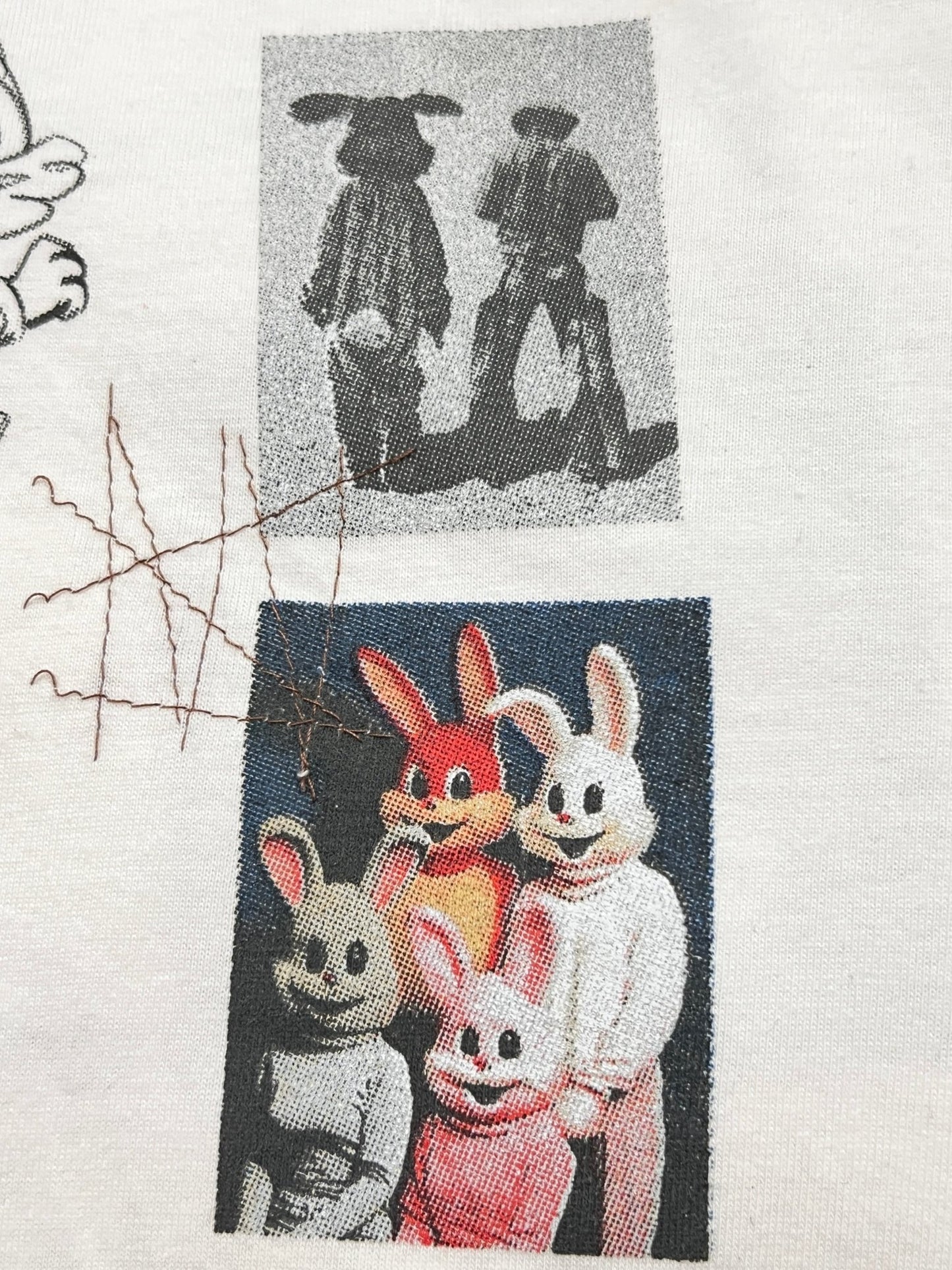 Rabbit hole t-shirt  antique