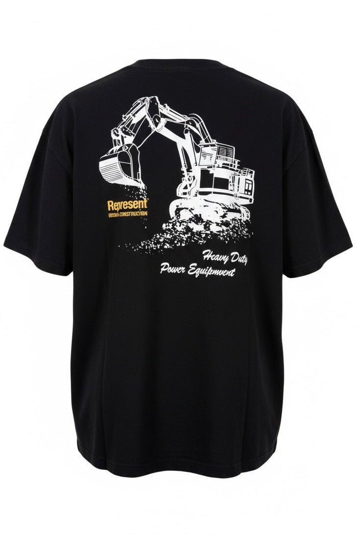 Represent M05232 Design And Construction S/S T-Shirt Black