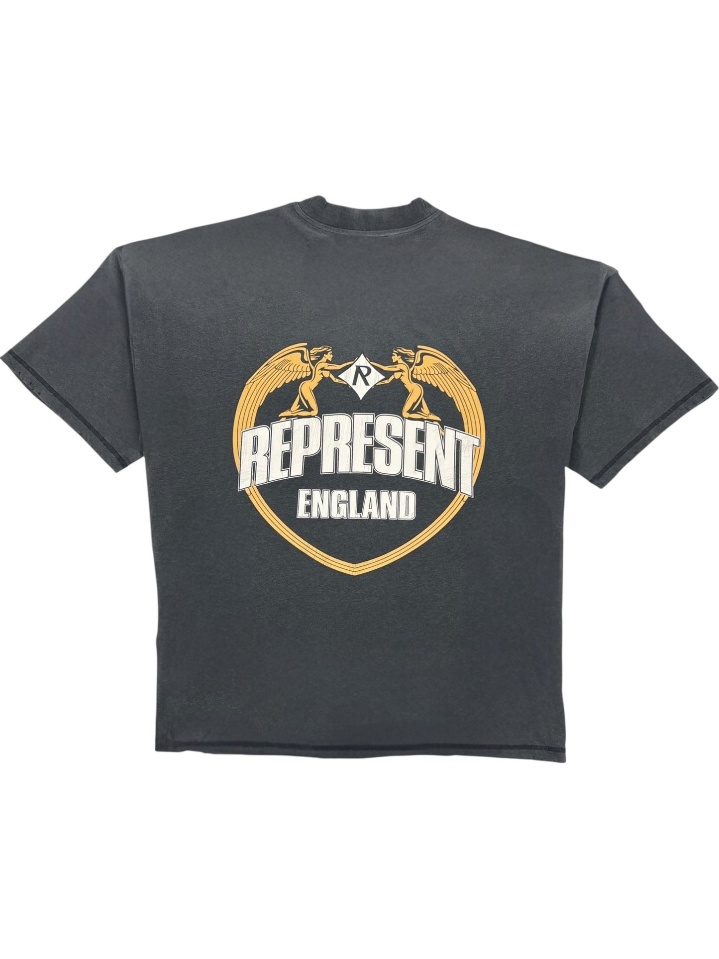 Represent MLM100171 Represent Angel Border T-shirt Black