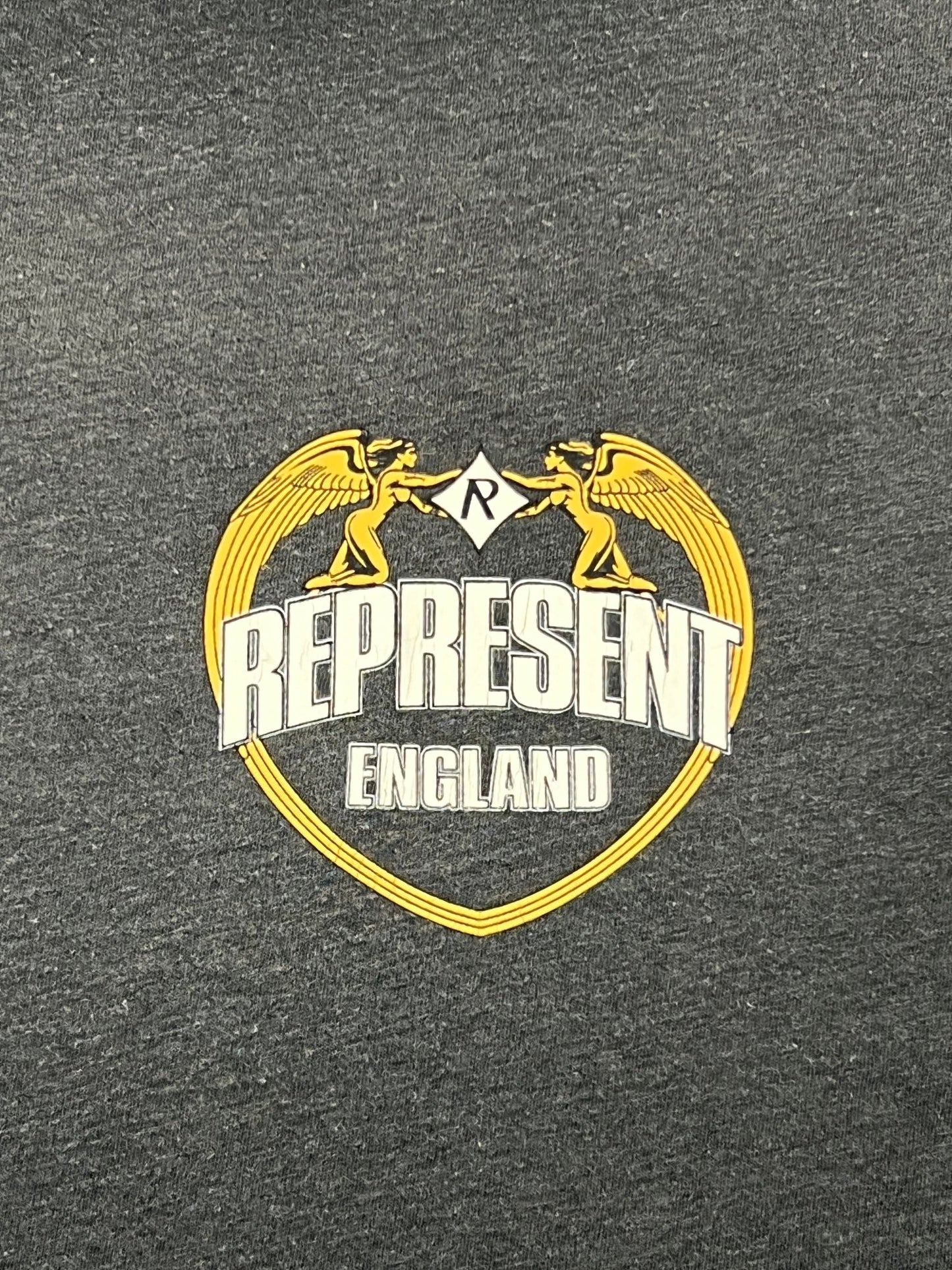 Represent MLM100171 Represent Angel Border T-shirt Black