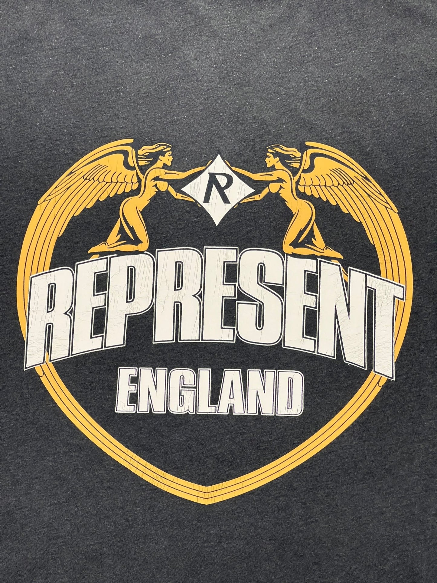 Represent MLM100171 Represent Angel Border T-shirt Black