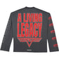 Represent MLM100365 Represent Living Legacy Tour L/S Tee Grey