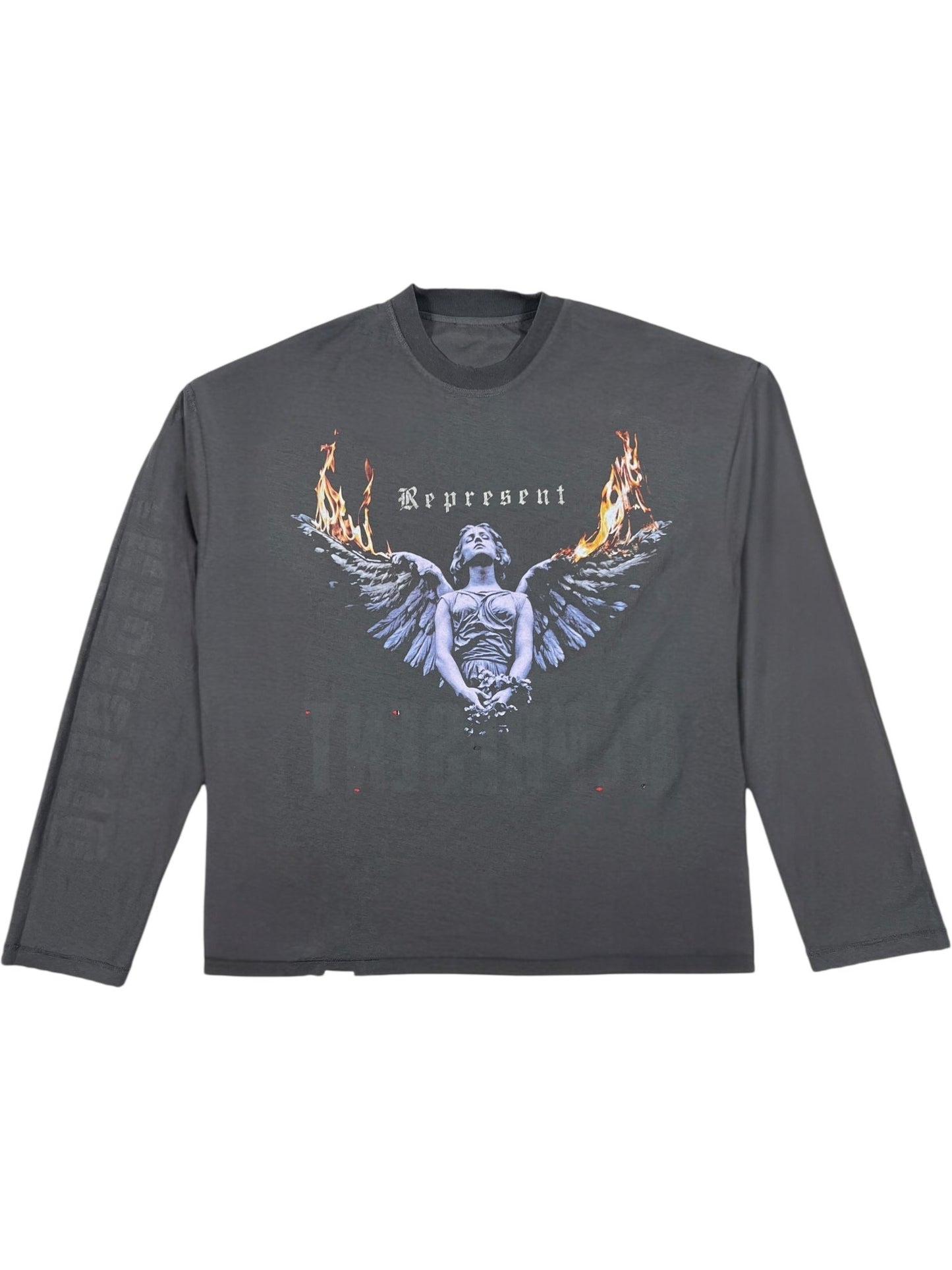 Represent MLM100365 Represent Living Legacy Tour L/S Tee Grey