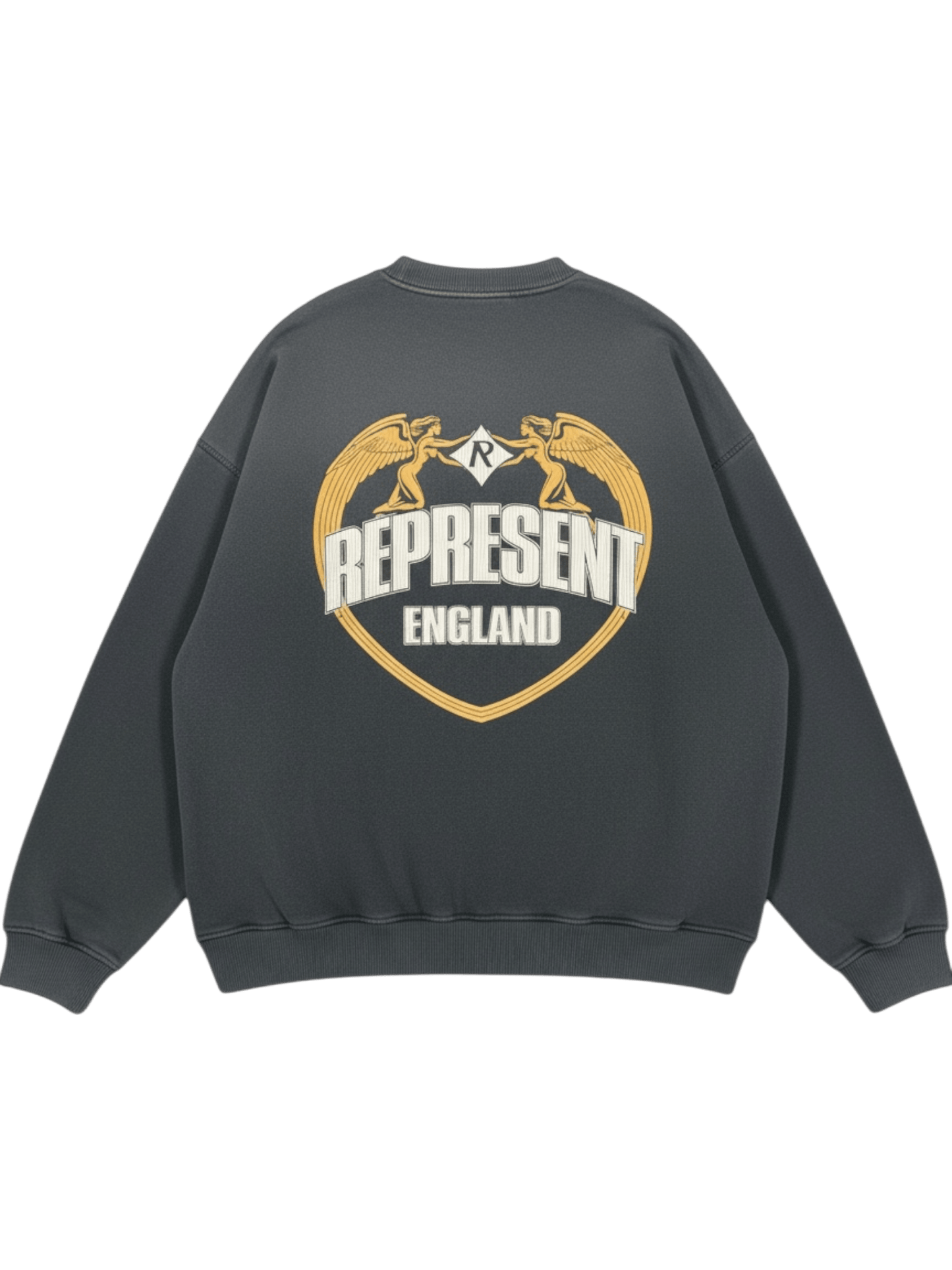 Represent MLM100367 Represent Angel Border Sweat Black