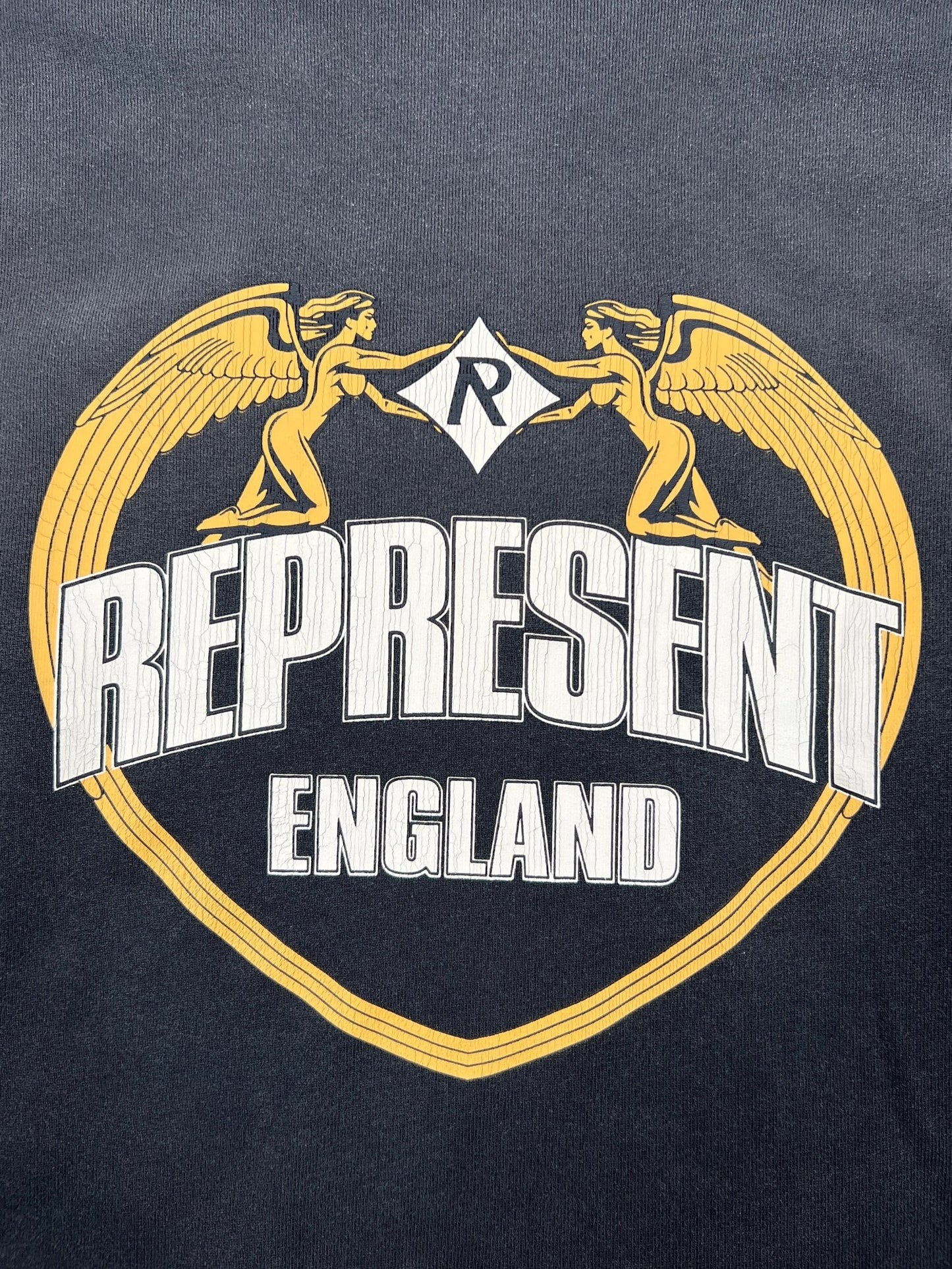 Represent MLM100367 Represent Angel Border Sweat Black
