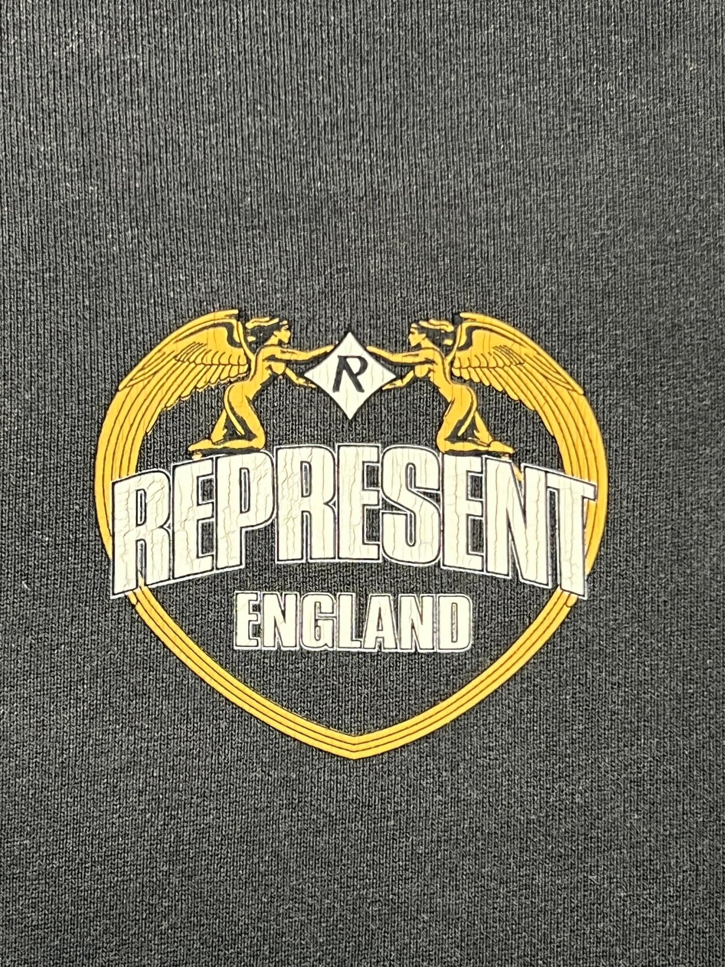 Represent MLM100367 Represent Angel Border Sweat Black