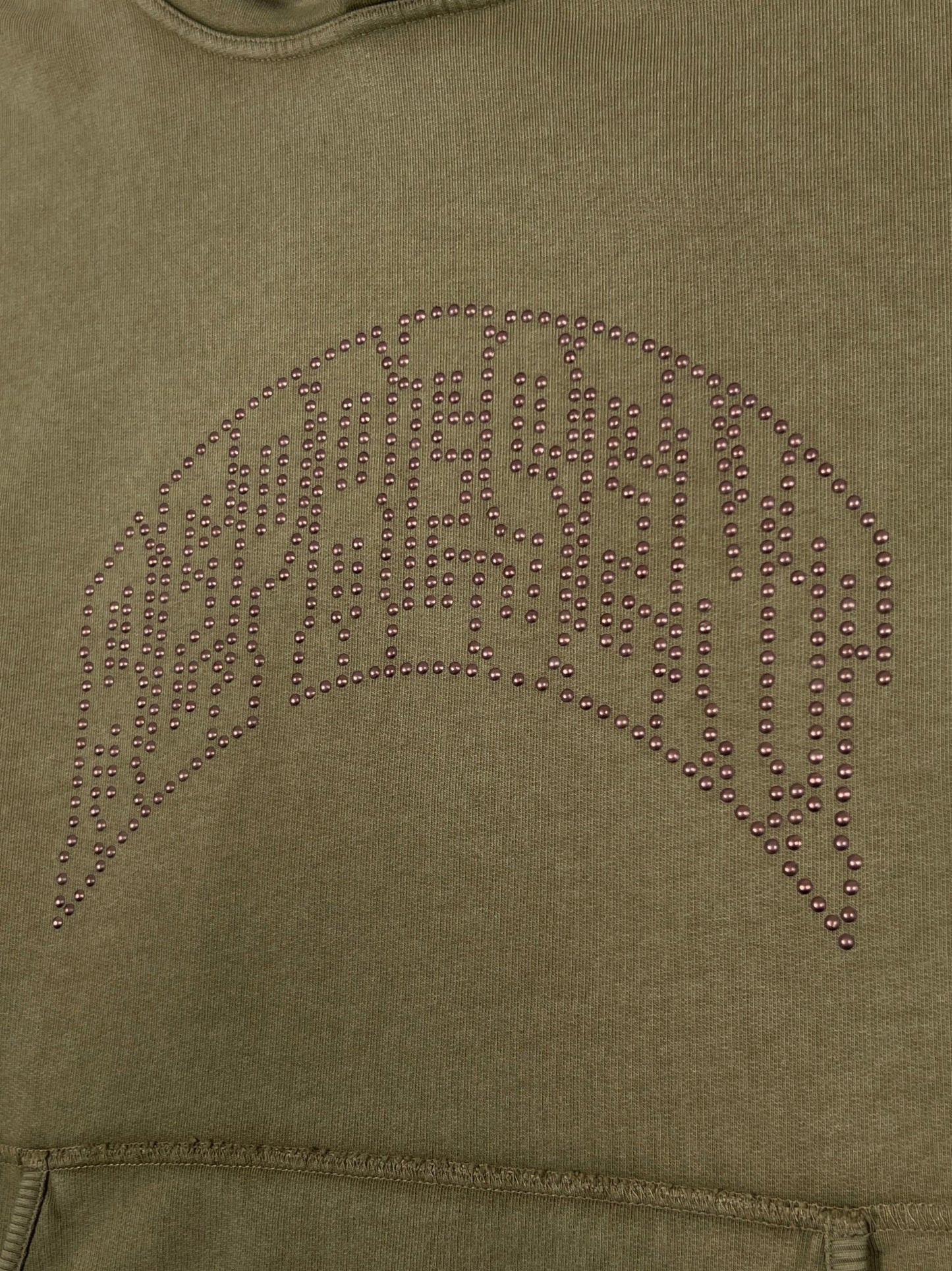 Represent MLM100437 Represent Embellished  Hoodie Khaki