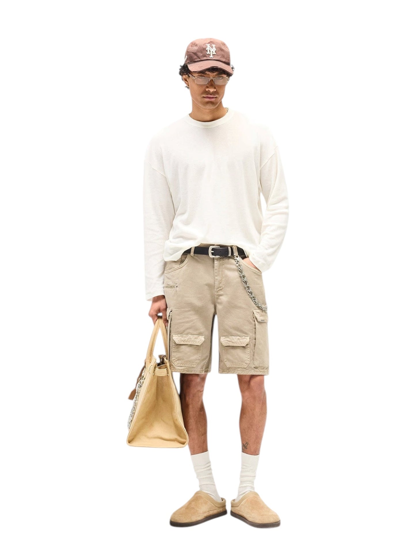 Represent MLM100486-25 Loaded Cargo Short Beige