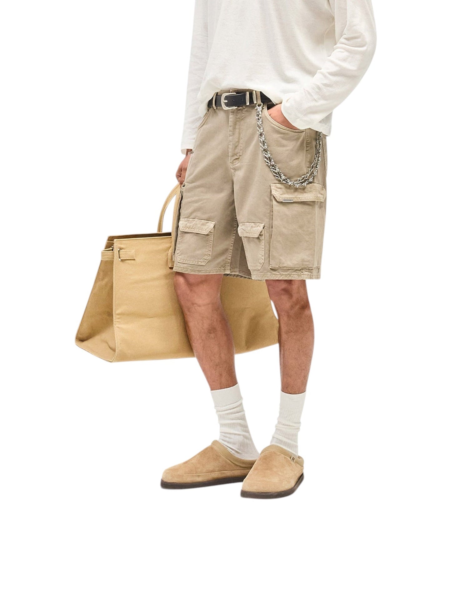Represent MLM100486-25 Loaded Cargo Short Beige