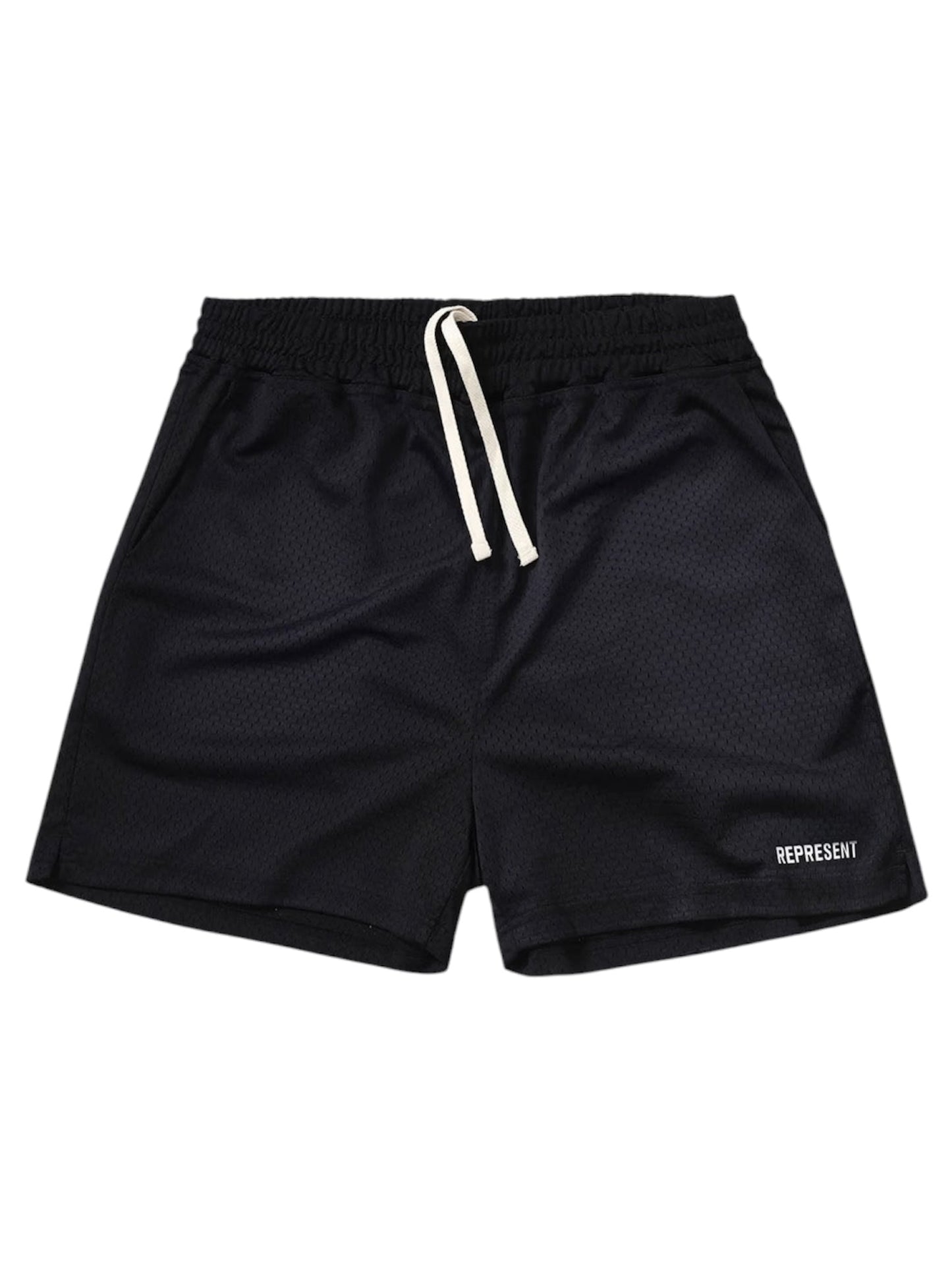 Represent MLM100492-02 Mesh Shorts Washed Black