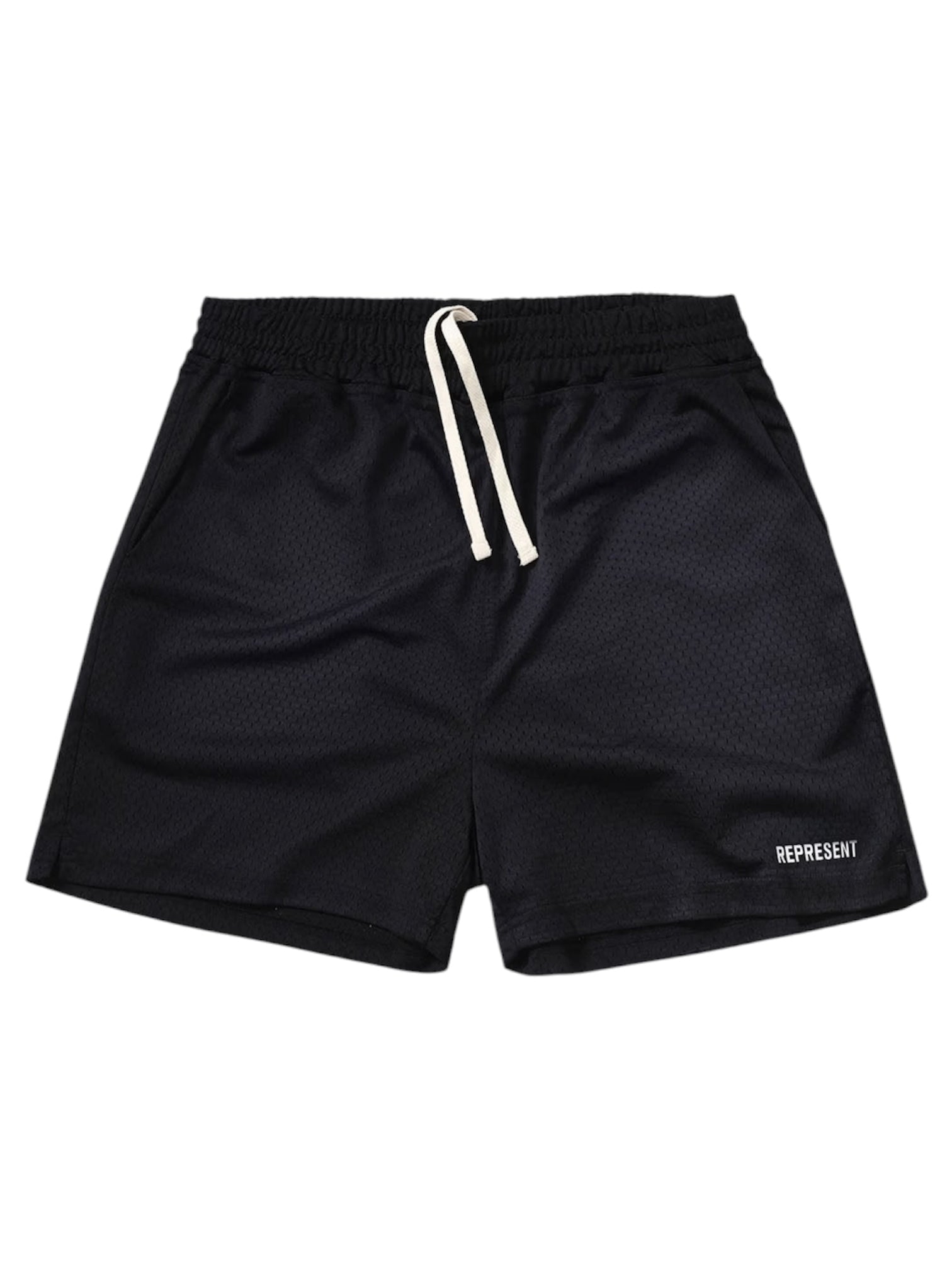 Represent MLM100492-02 Mesh Shorts Washed Black