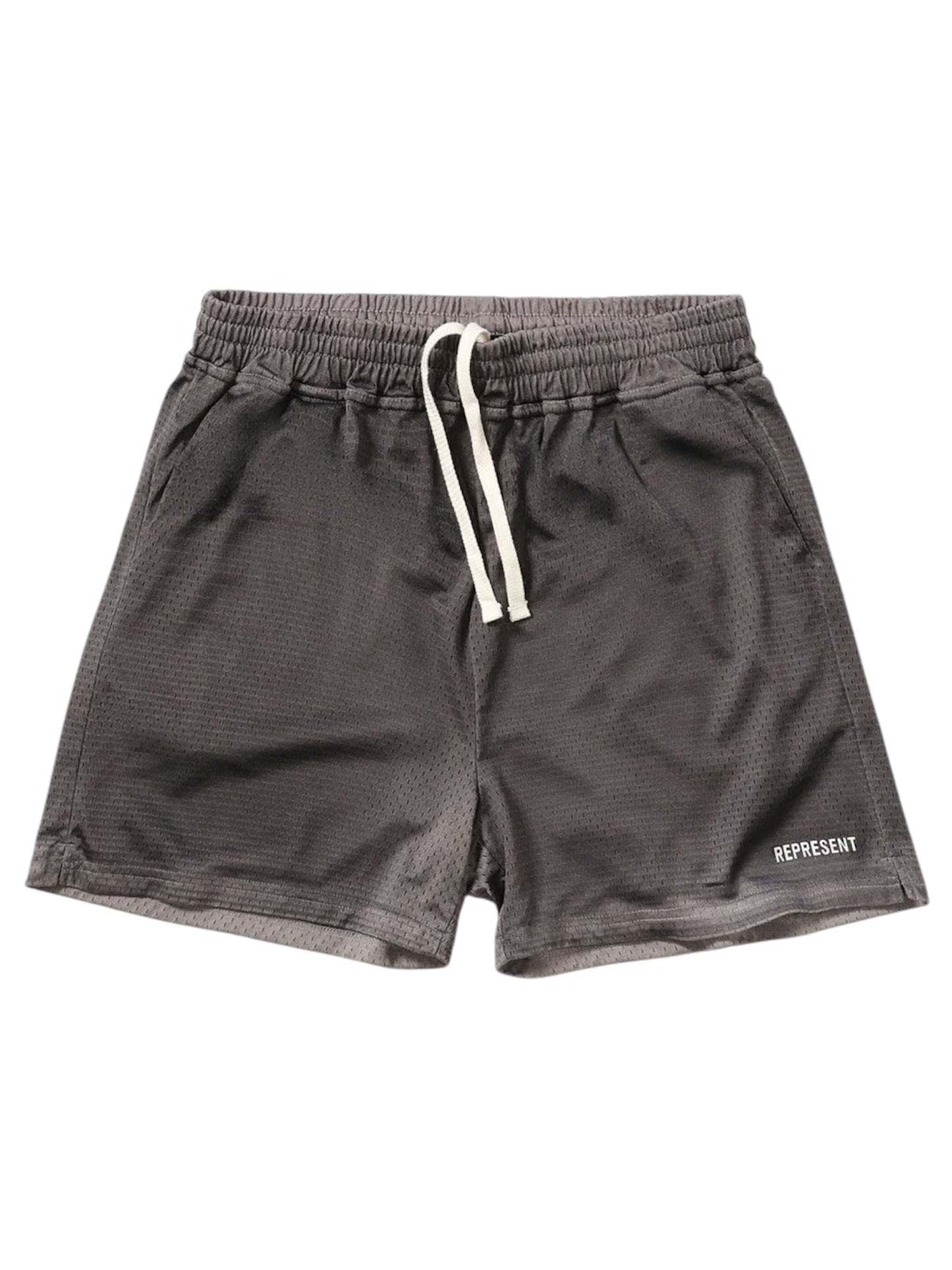 Represent MLM100492-37 Washed Mesh Shorts Vtg Grey