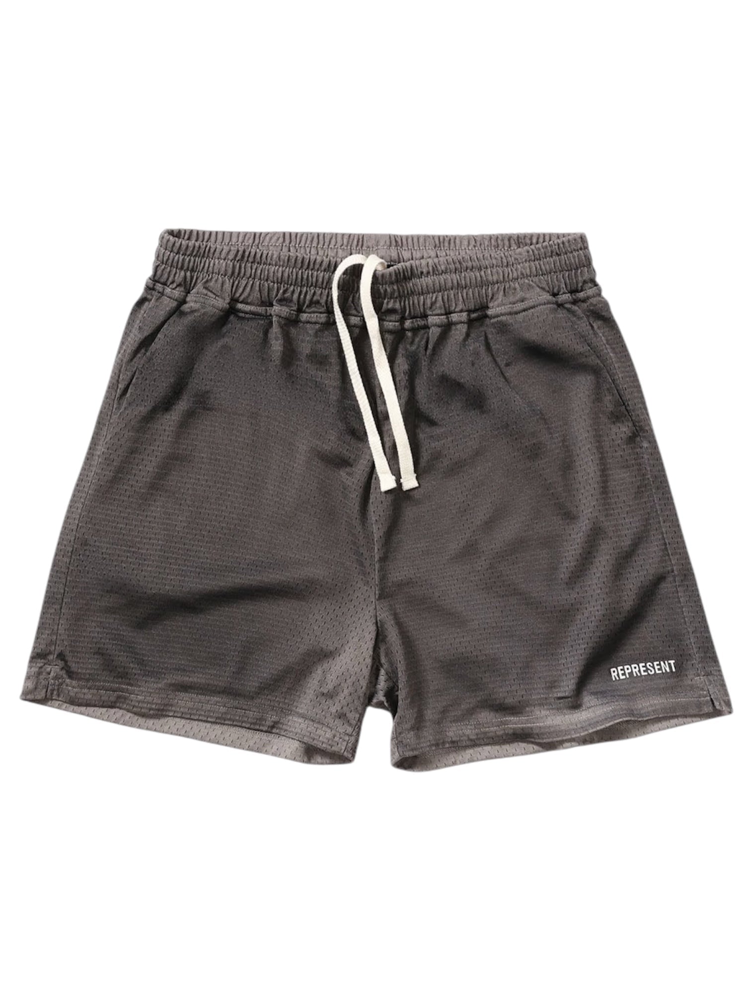 Represent MLM100492-37 Washed Mesh Shorts Vtg Grey
