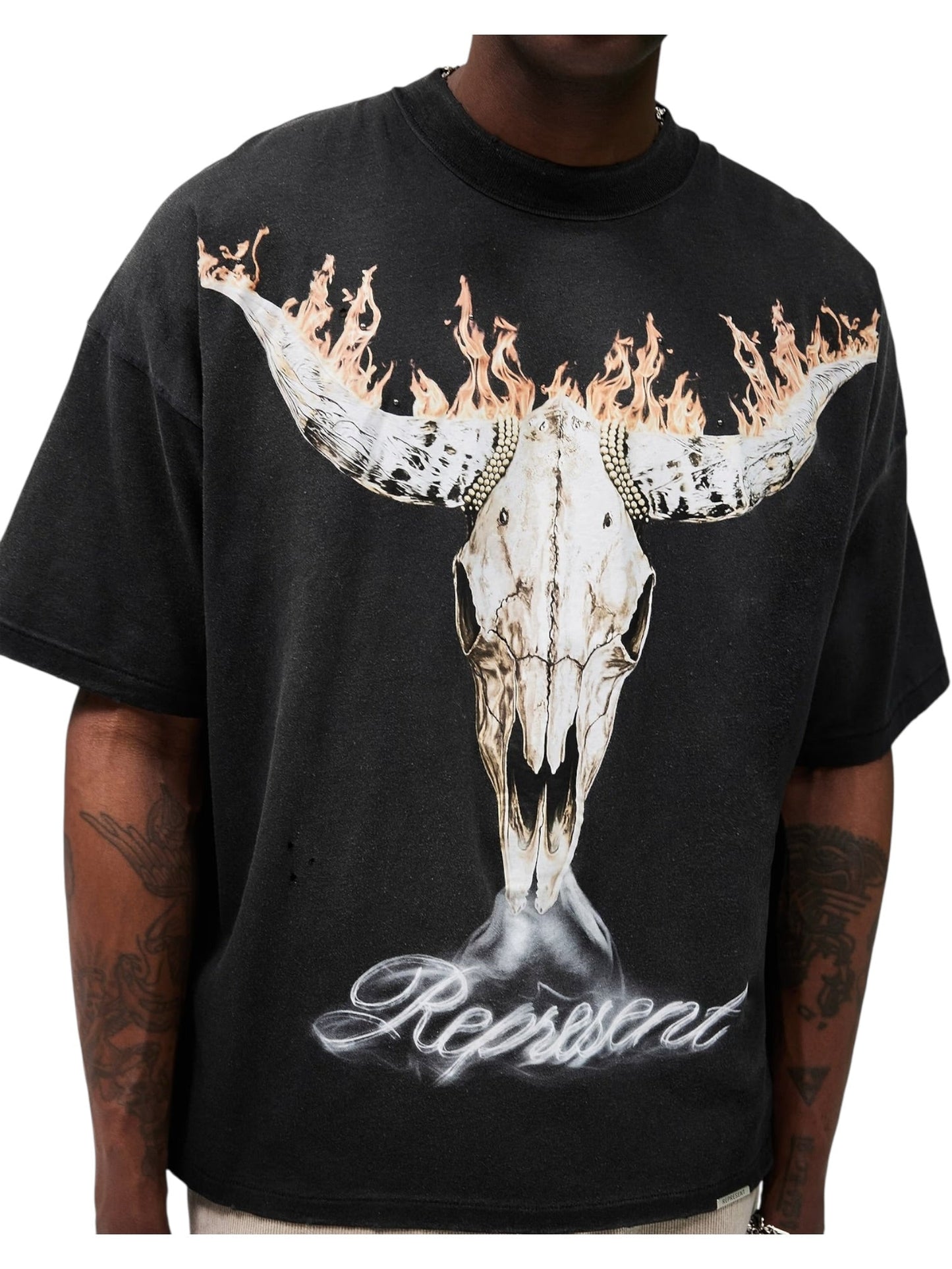 Represent MLM100592-04 British Cowboys T-shirt Black