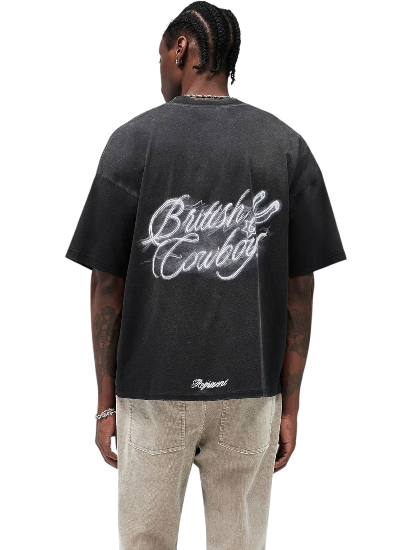 Represent MLM100592-04 British Cowboys T-shirt Black