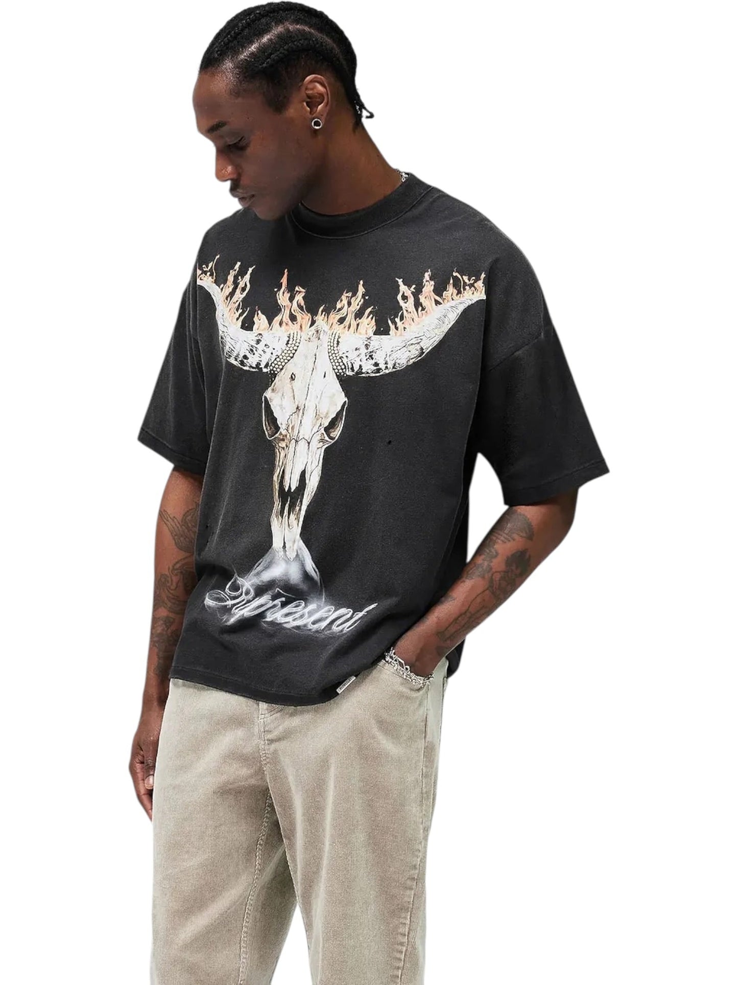 Represent MLM100592-04 British Cowboys T-shirt Black