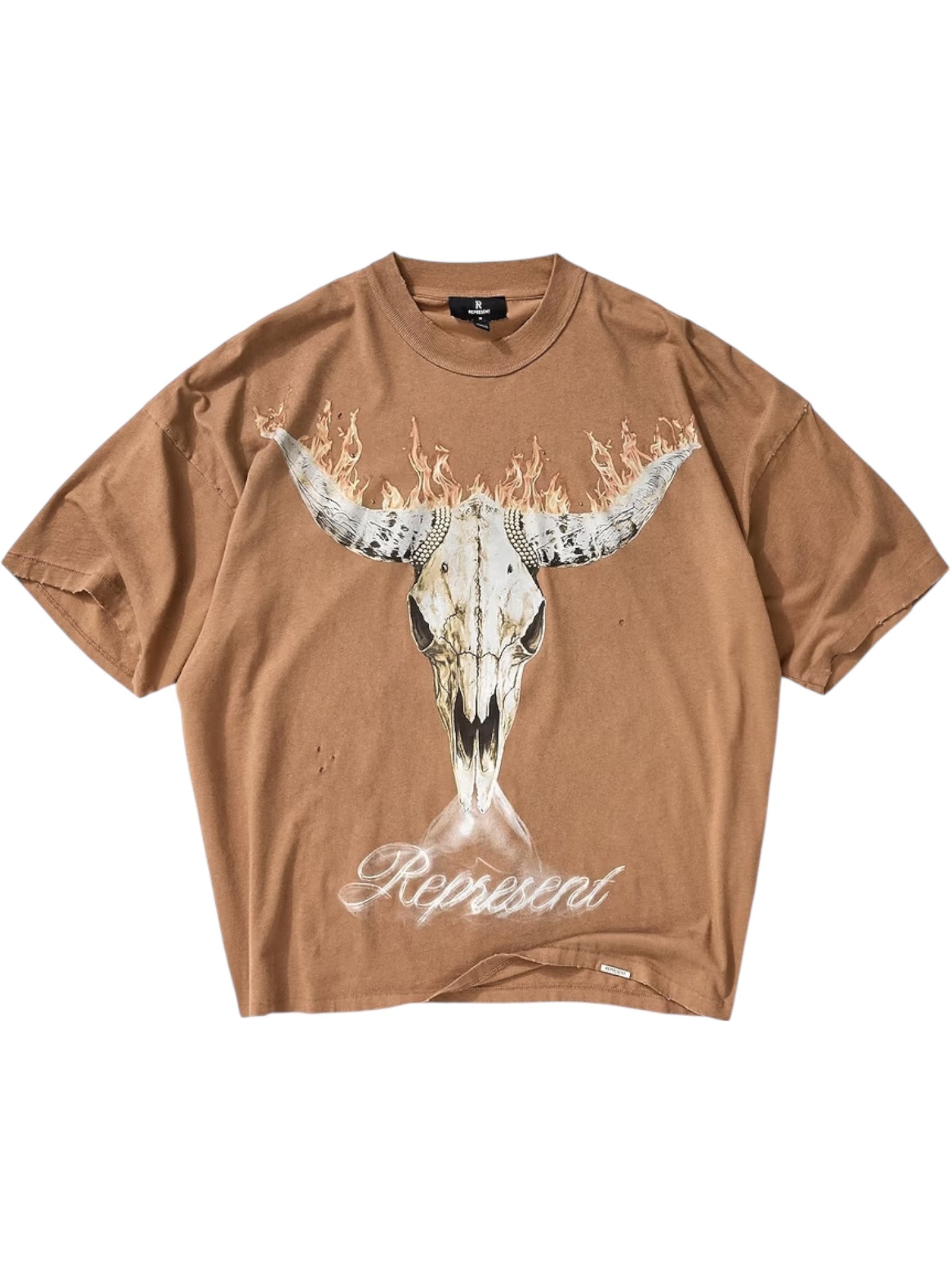 Represent MLM100592-16 British Cowboys T-shirt Brown