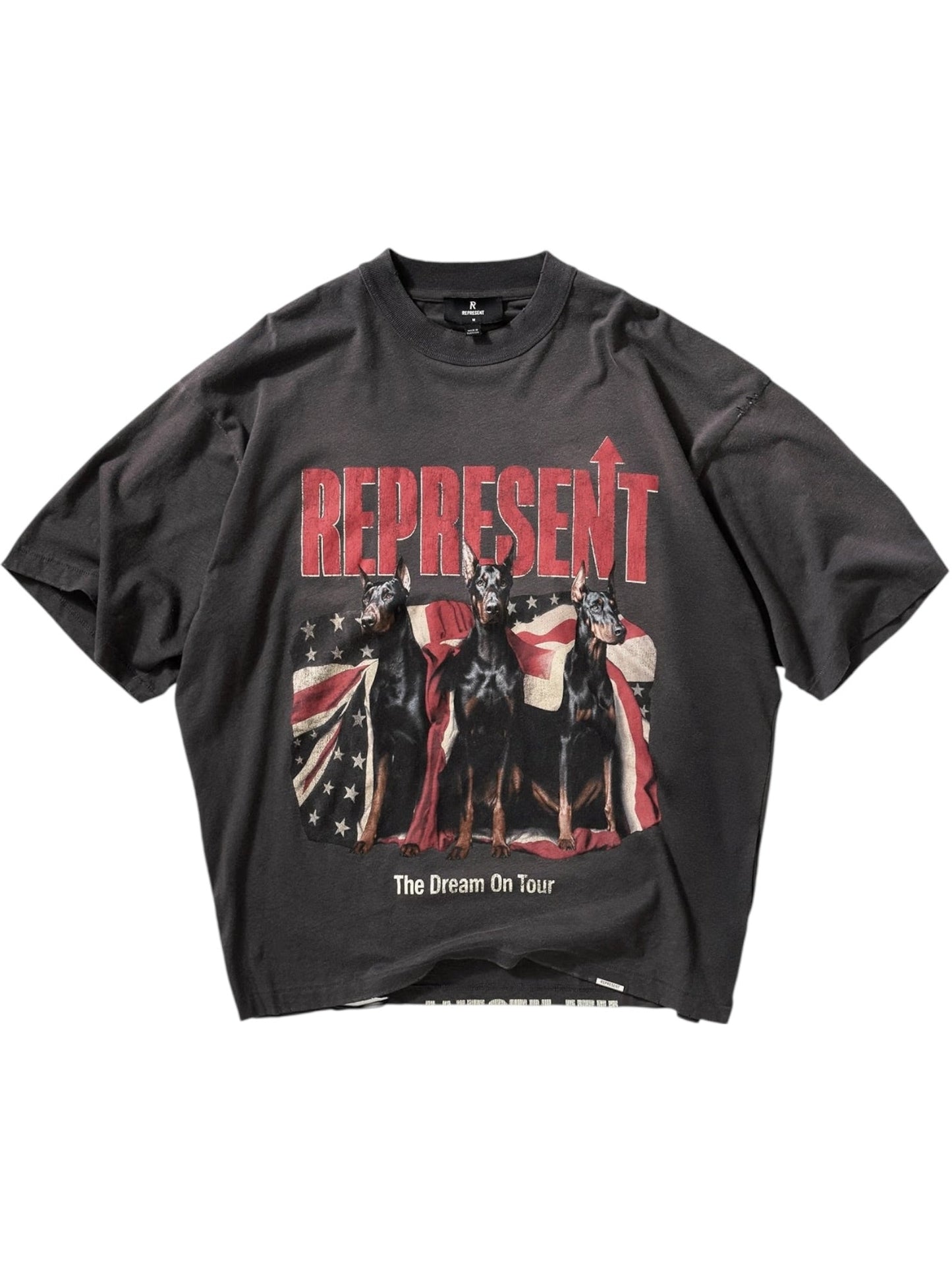 Represent MLM100593-46 Dream On Tour T-shirt Grey