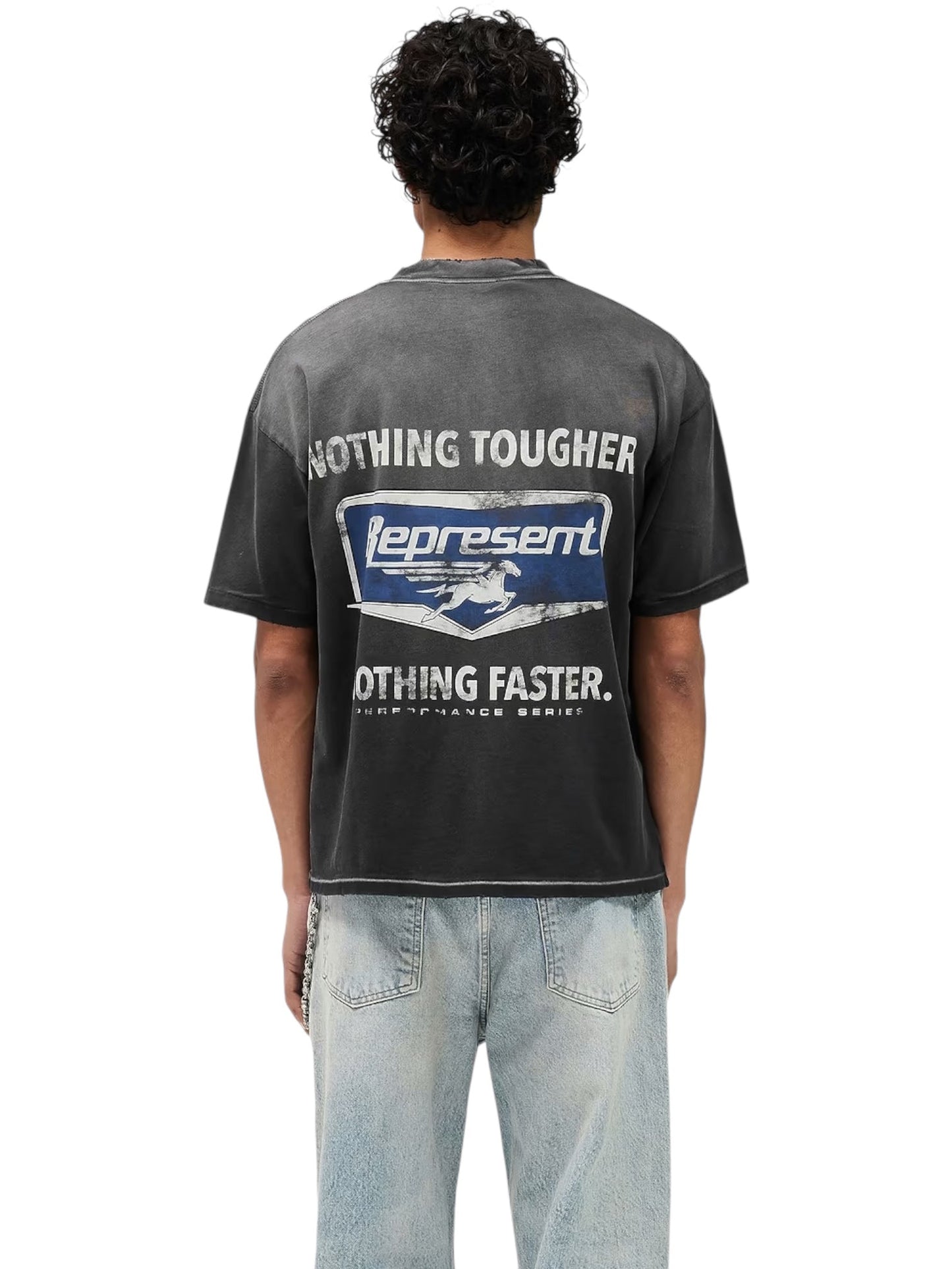 Represent MLM100596-04 Nothing  Faster T-shirt Black
