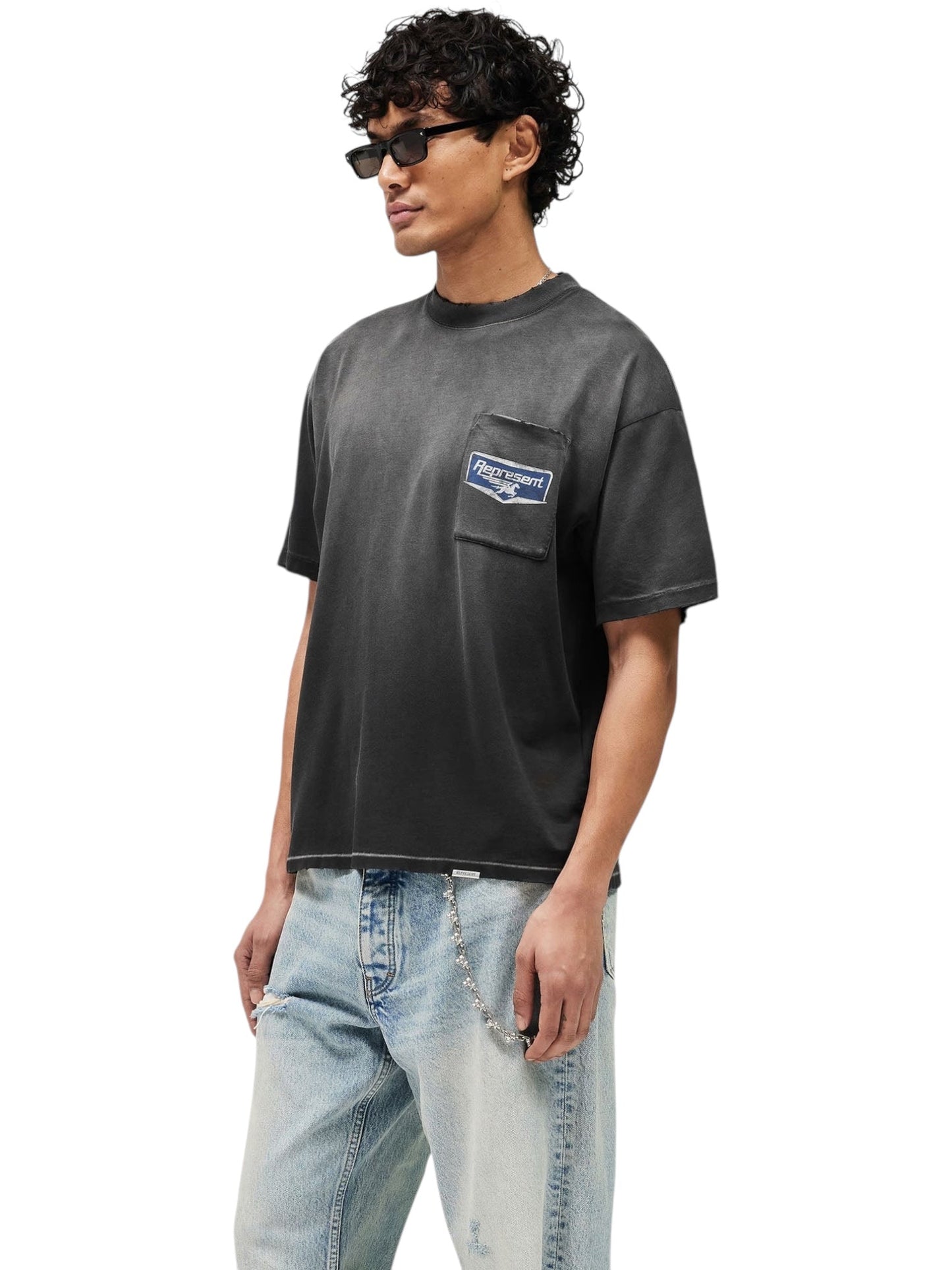 Represent MLM100596-04 Nothing  Faster T-shirt Black