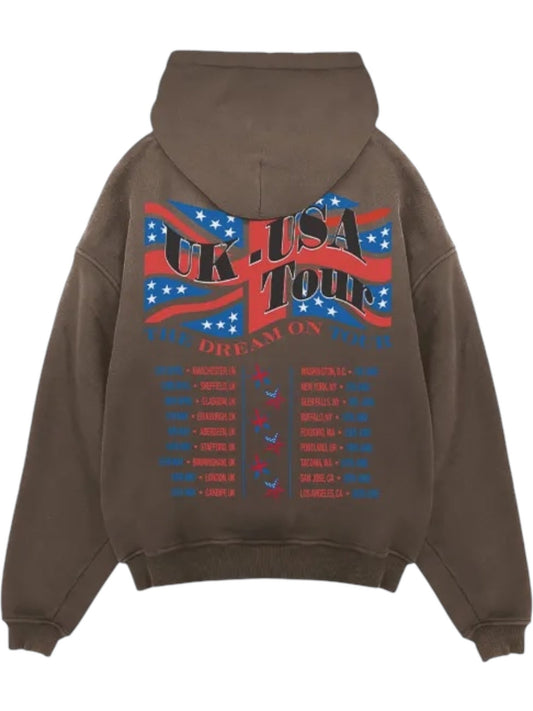 Represent MLM100618-17 Dream On Tour Hoodie Brown