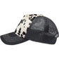 Represent MLM100650 Cow Hide Print Cap White/Jet Black