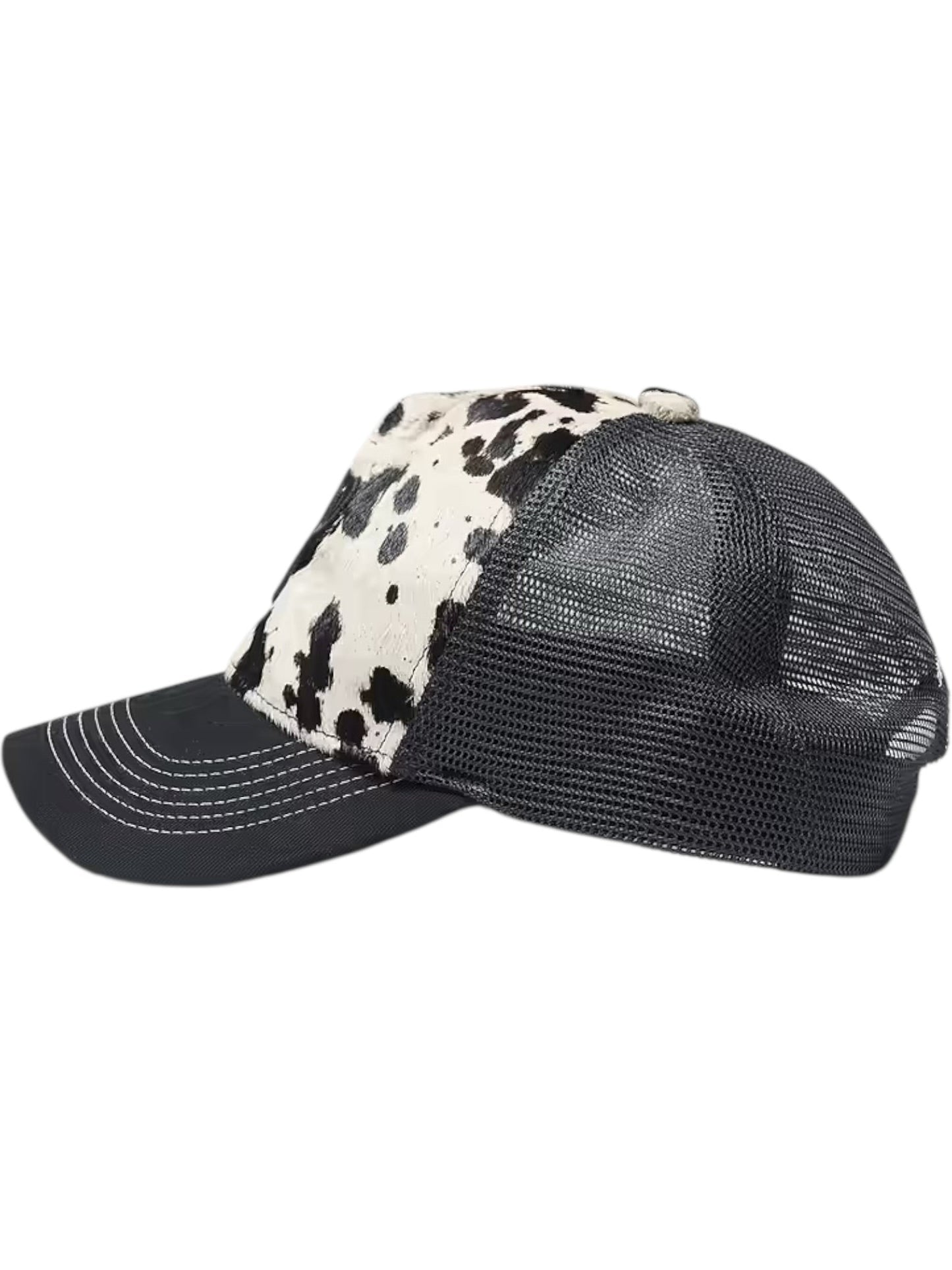 Represent MLM100650 Cow Hide Print Cap White/Jet Black