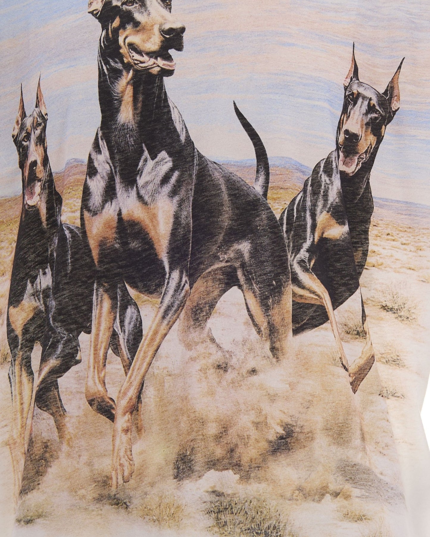 Represent MLM100665-72 Western Dobermans T-shirt White