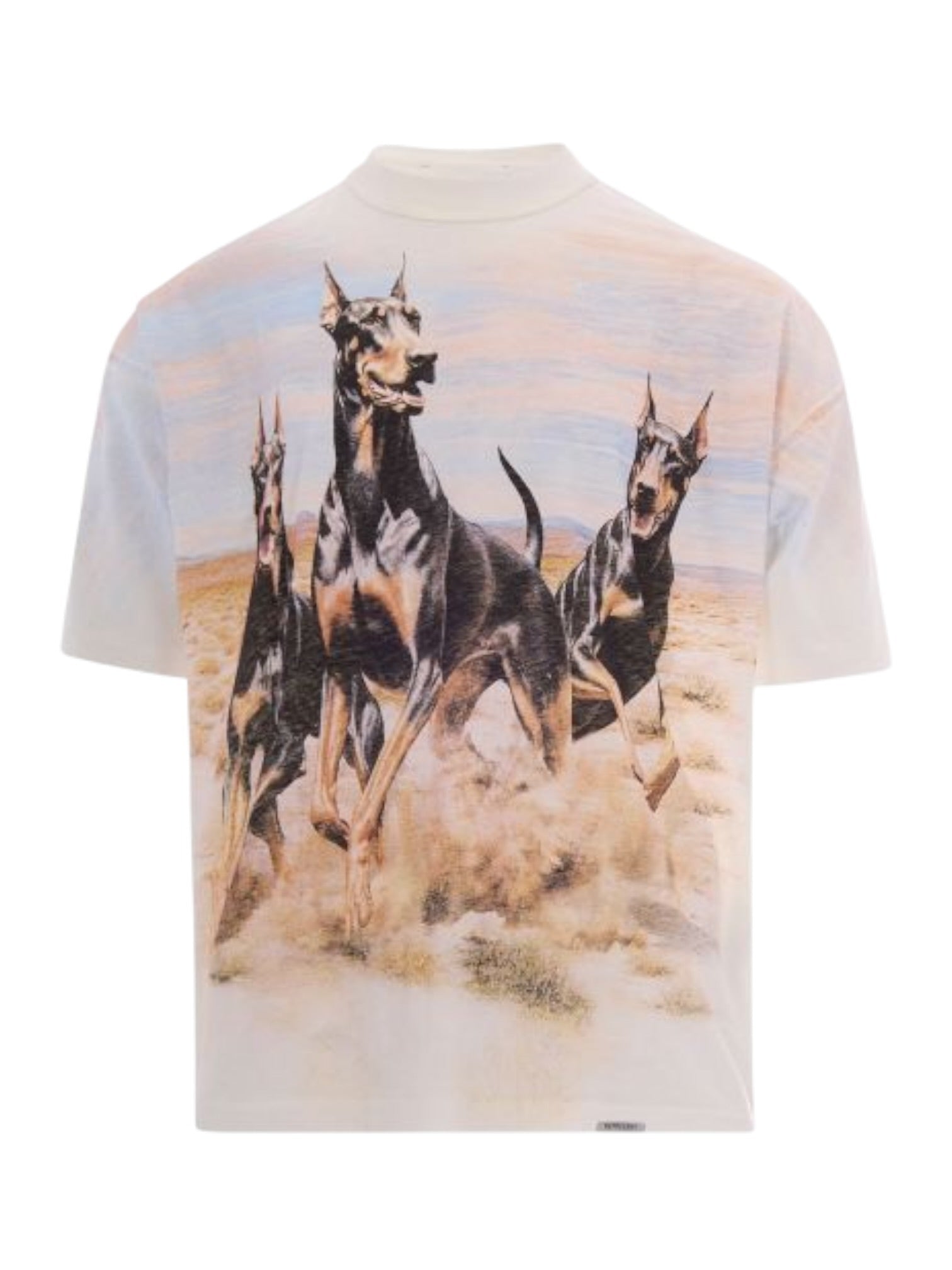 Represent MLM100665-72 Western Dobermans T-shirt White