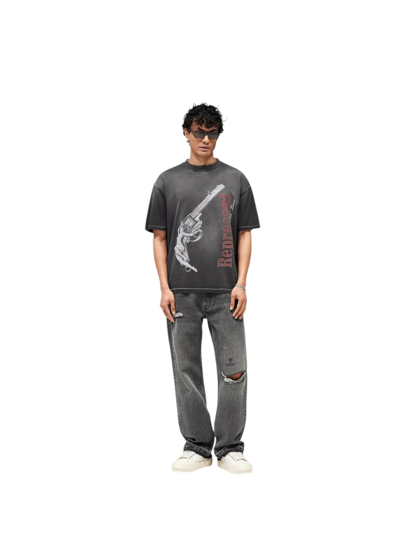 Represent MLM100682-04 Loaded W Love T-shirt Black