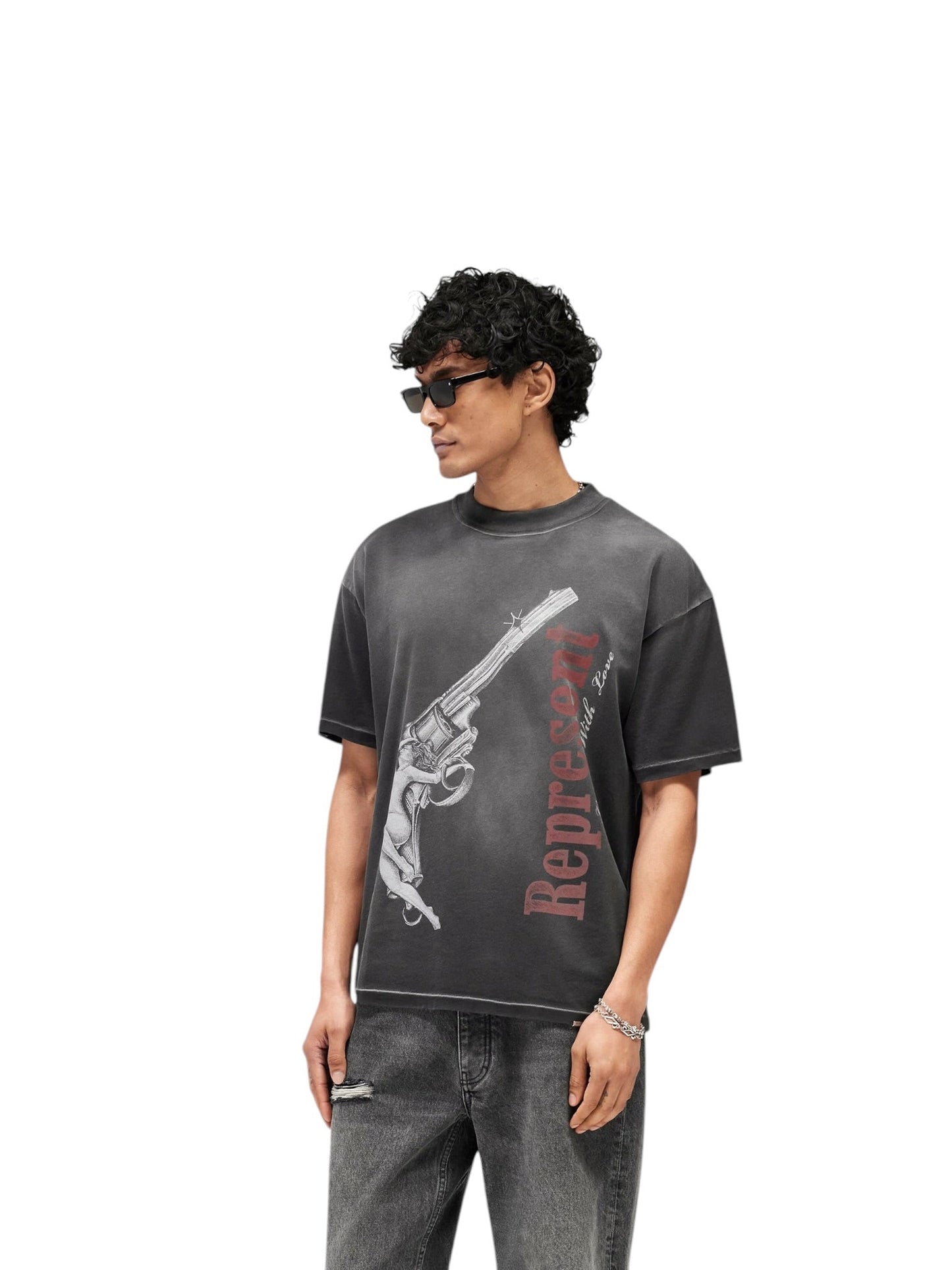 Represent MLM100682-04 Loaded W Love T-shirt Black