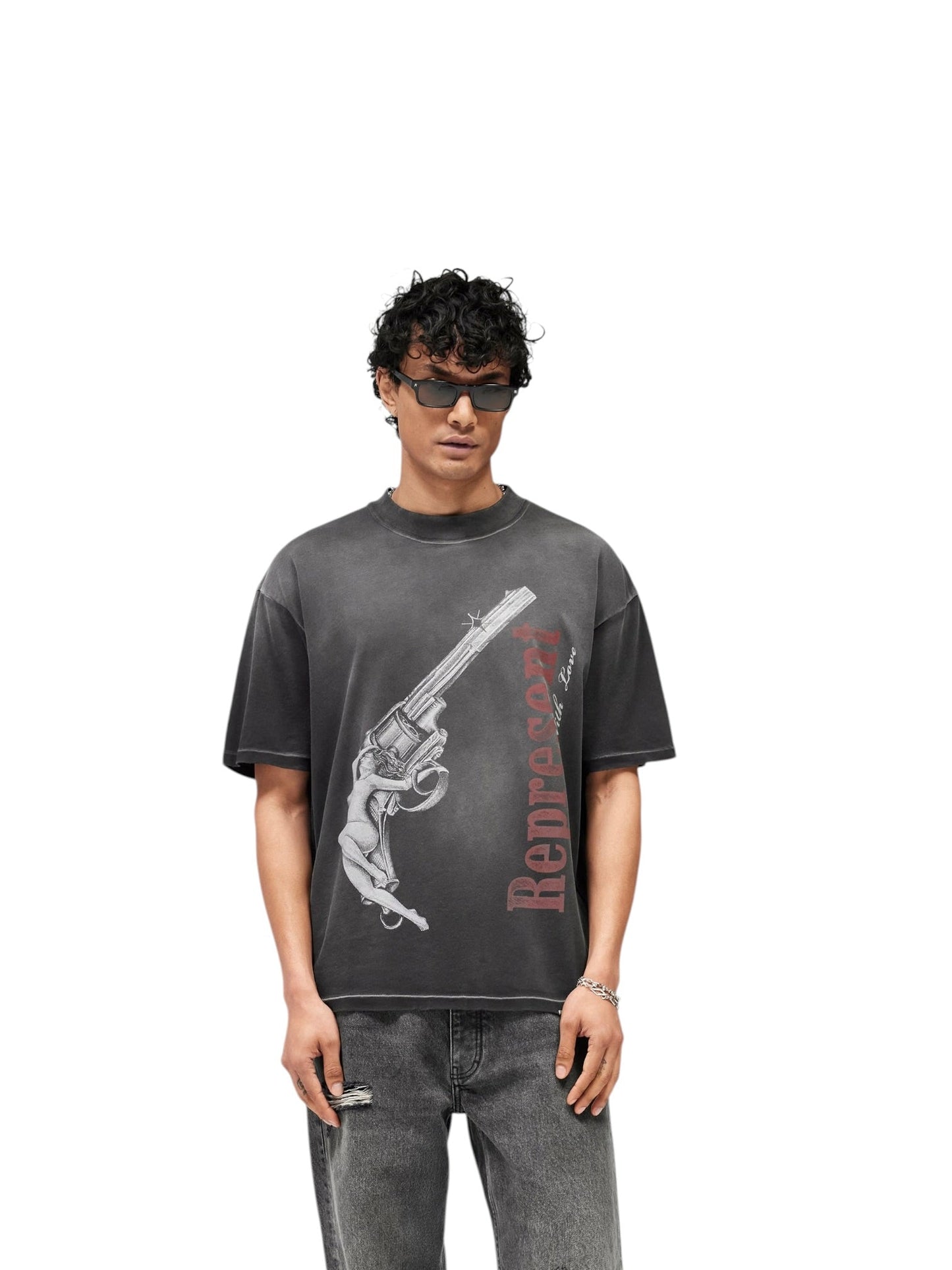 Represent MLM100682-04 Loaded W Love T-shirt Black