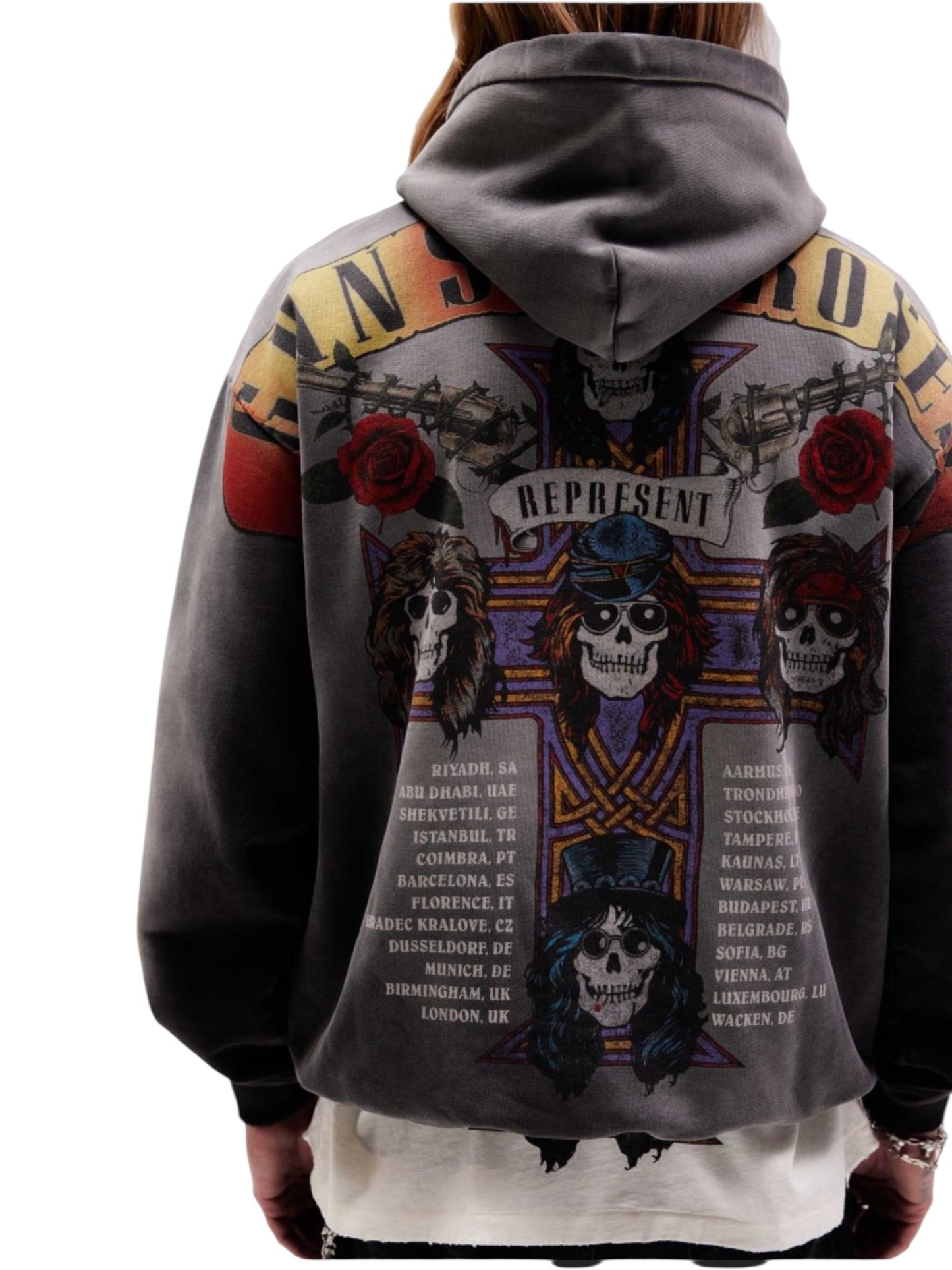 Represent MLM100758-04 GN'R Tour Hoodie Black