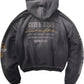 Represent MLM100760-04 GN'R Cross Zip Through Hoodie Blk