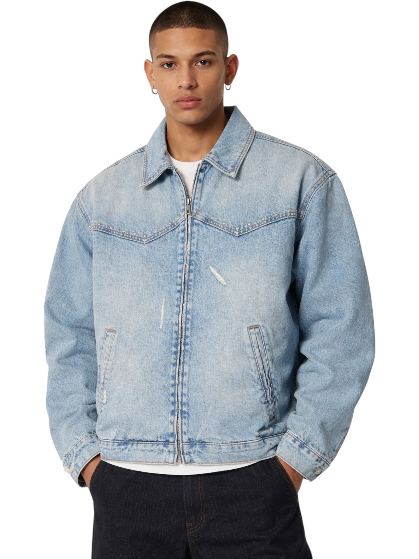 Represent MLM100763-08 Denim Jacket  Vtg Blue