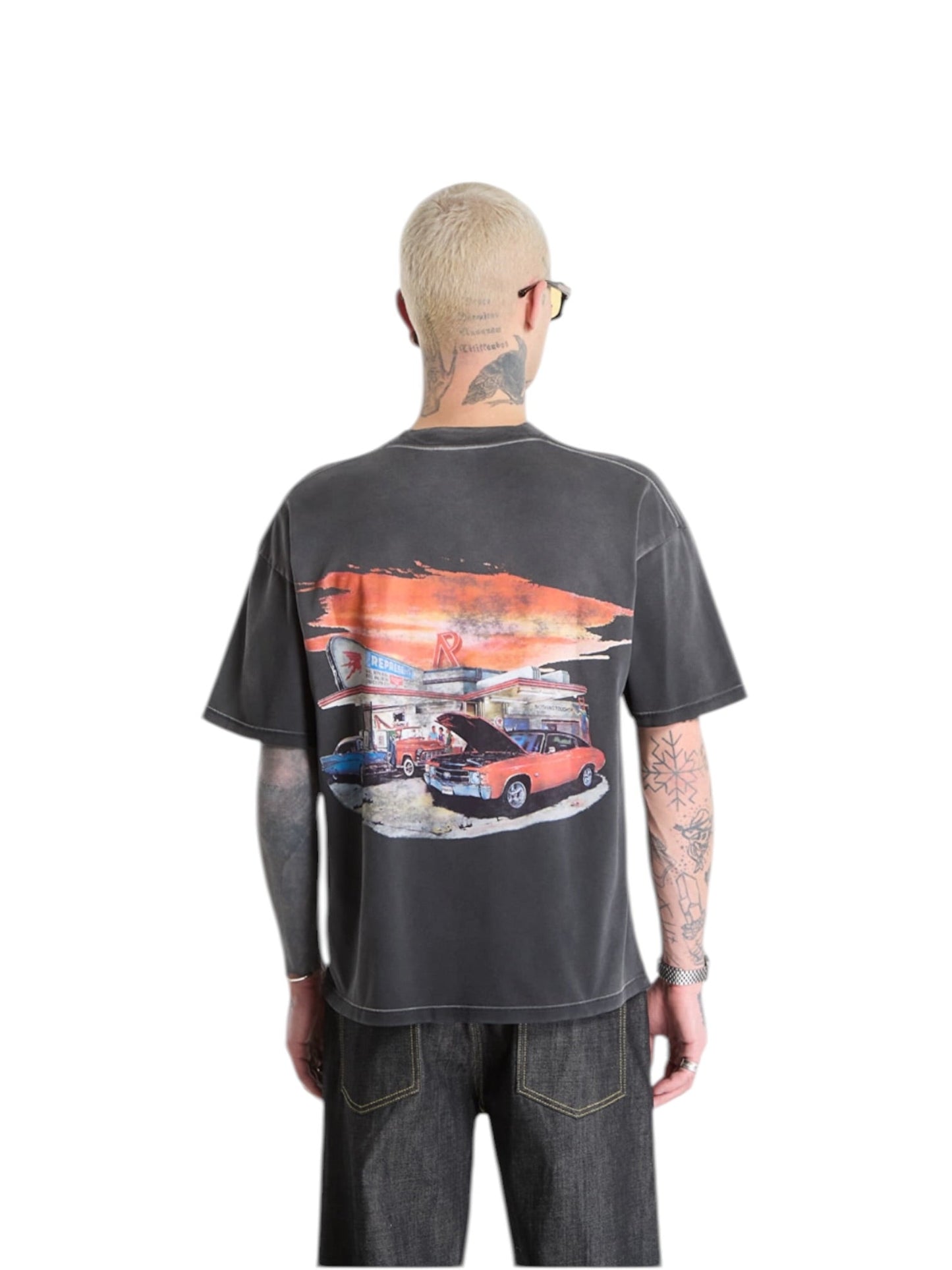 Represent MLM100768-04 24 Hour Service T-Shirt Black