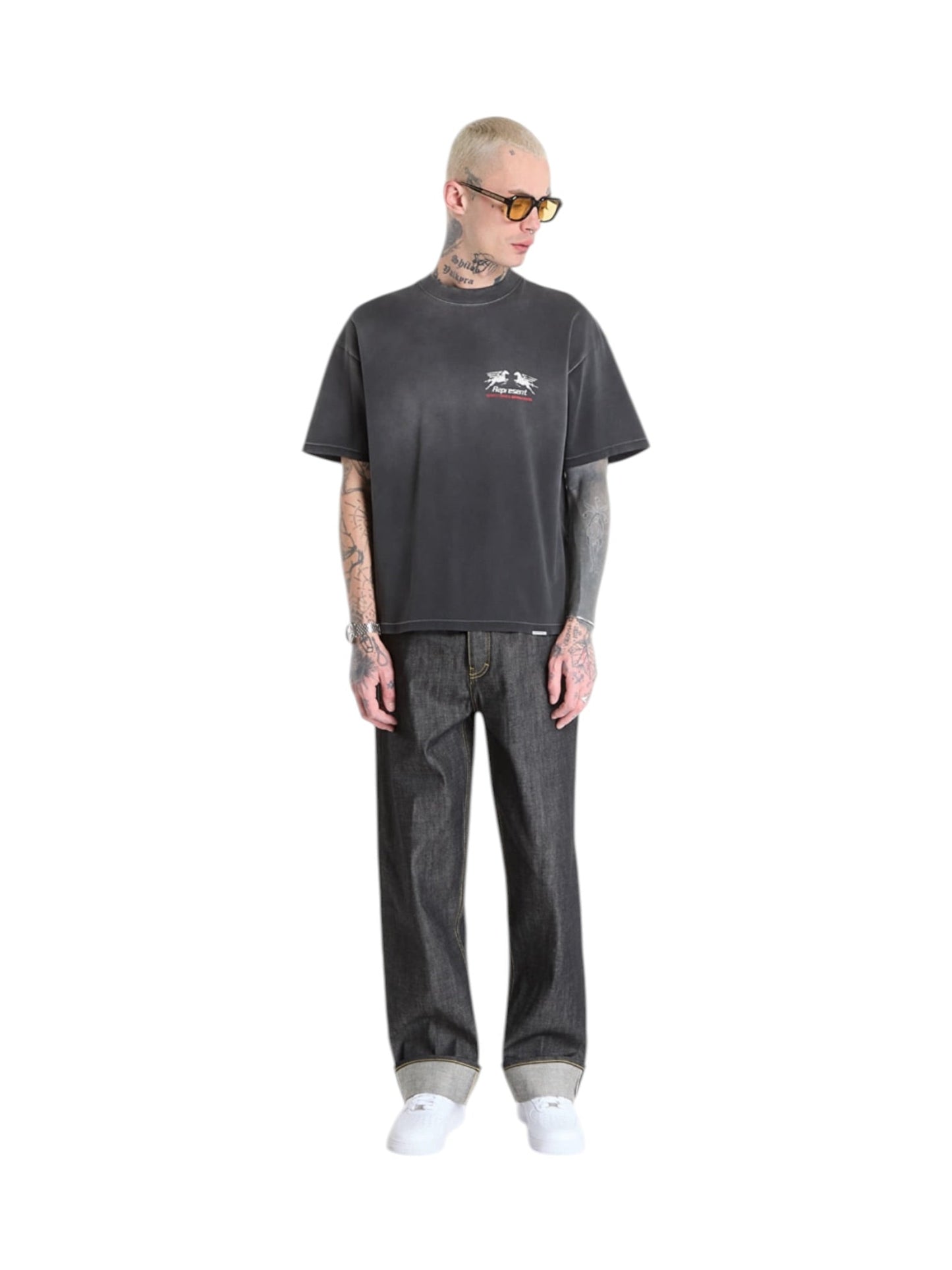 Represent MLM100768-04 24 Hour Service T-Shirt Black