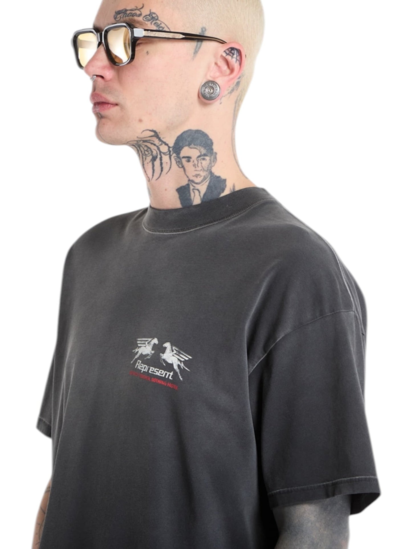 Represent MLM100768-04 24 Hour Service T-Shirt Black