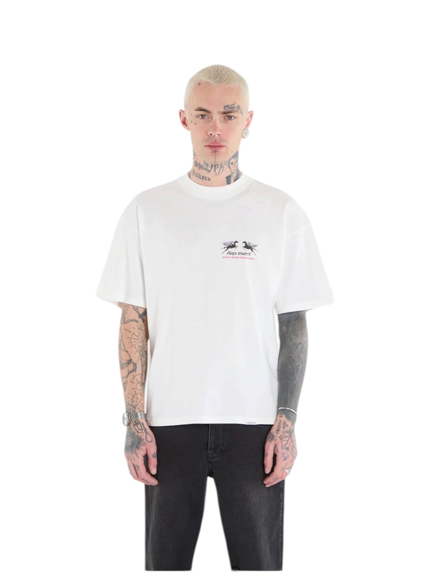 Represent MLM100768-72 24 Hour Service T-Shirt White