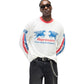 Represent MLM100781 Mesh Pegasus L/S Tee White
