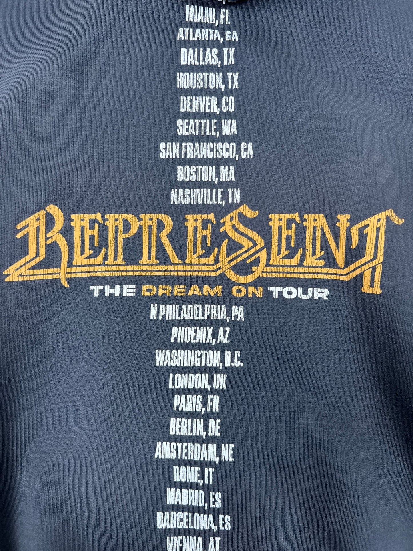 Represent MLM100822 Golden Tour Hoodie Grey