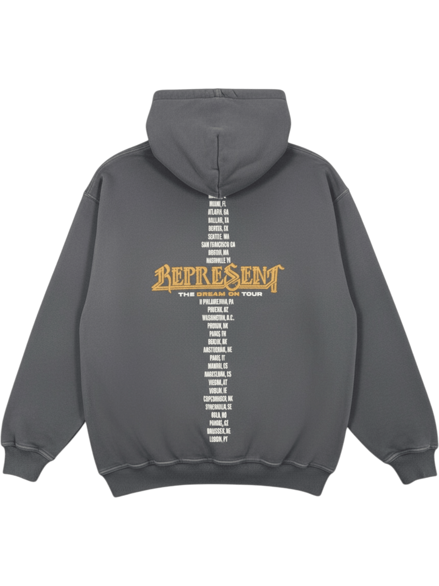Represent MLM100822 Golden Tour Hoodie Grey